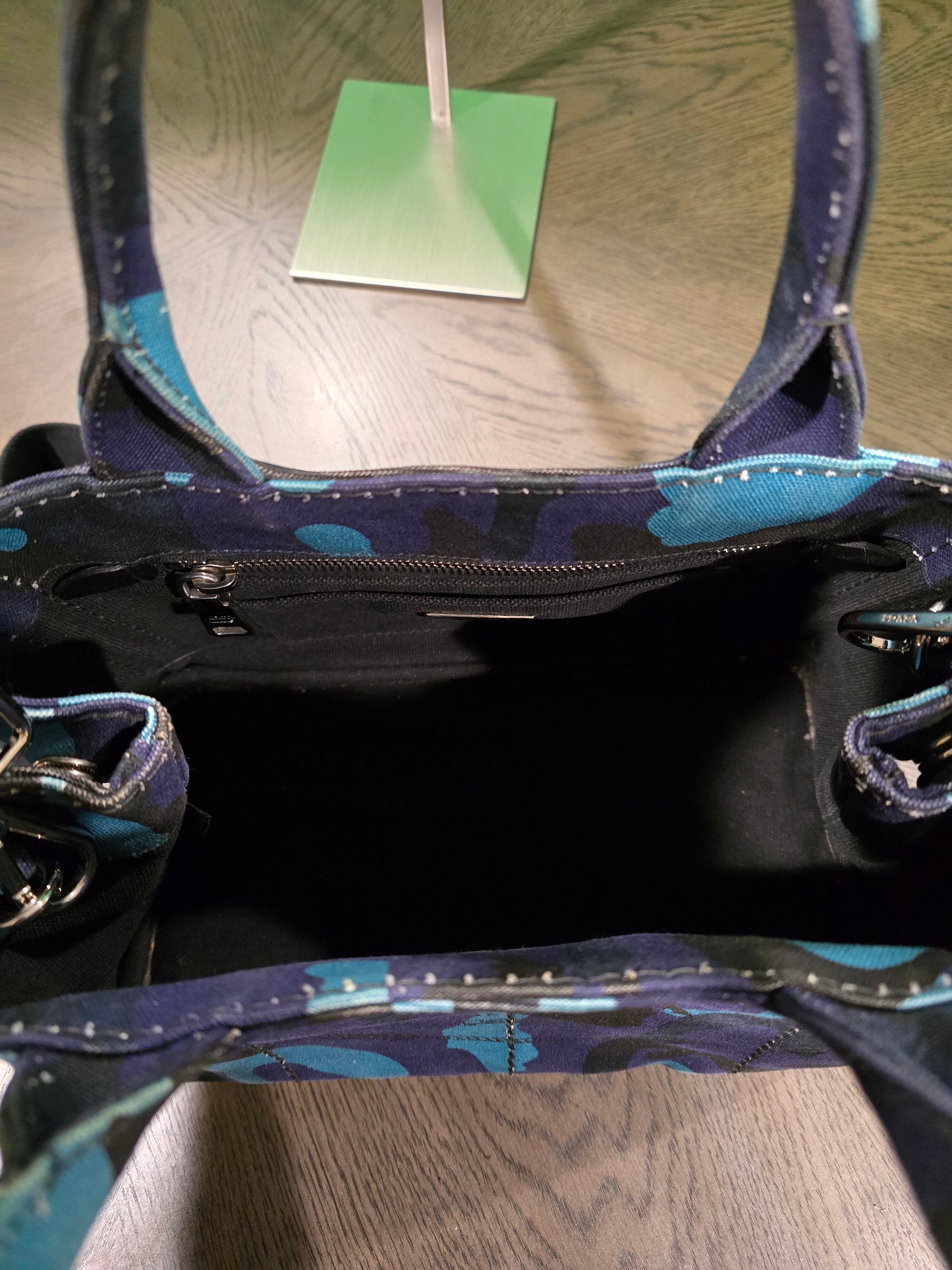 Prada Canapa Camo Tote