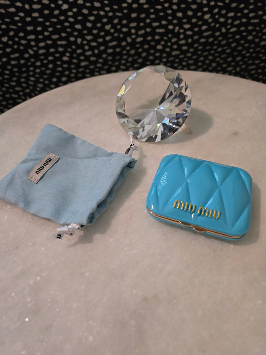 GWP Teal mirror compact MIU MIU