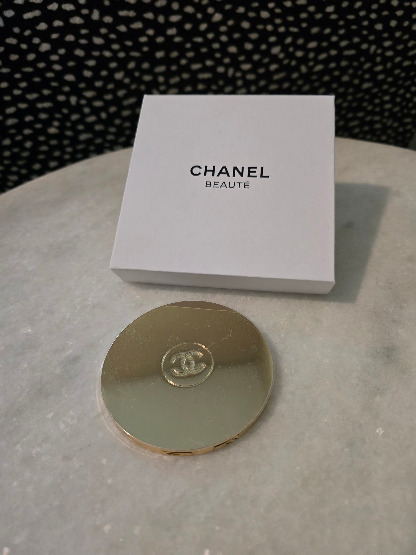 GWP Gold Chanel Compact Mirror