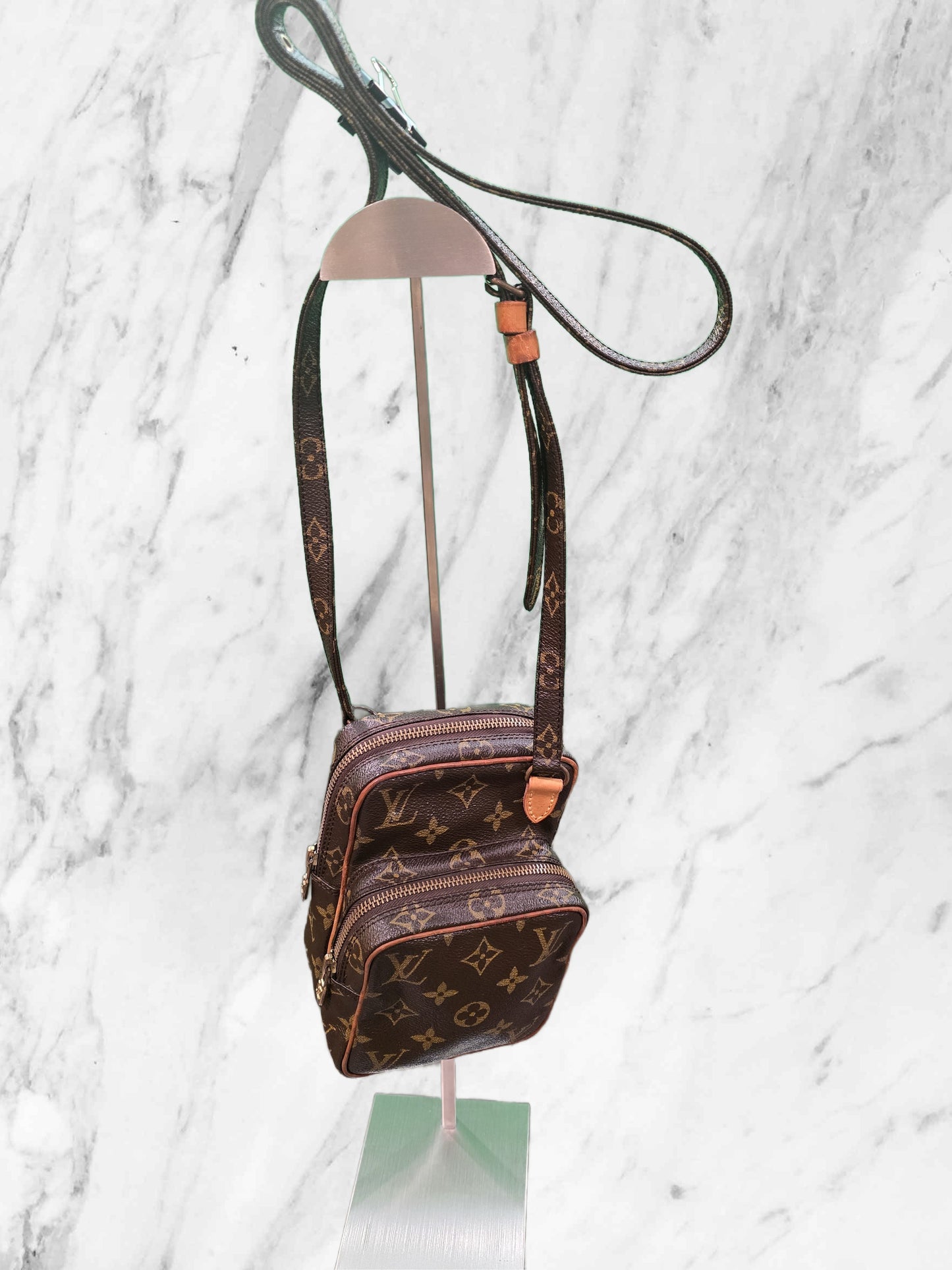 Louis Vuitton Monogram Amazon Leather Crossbody Bag