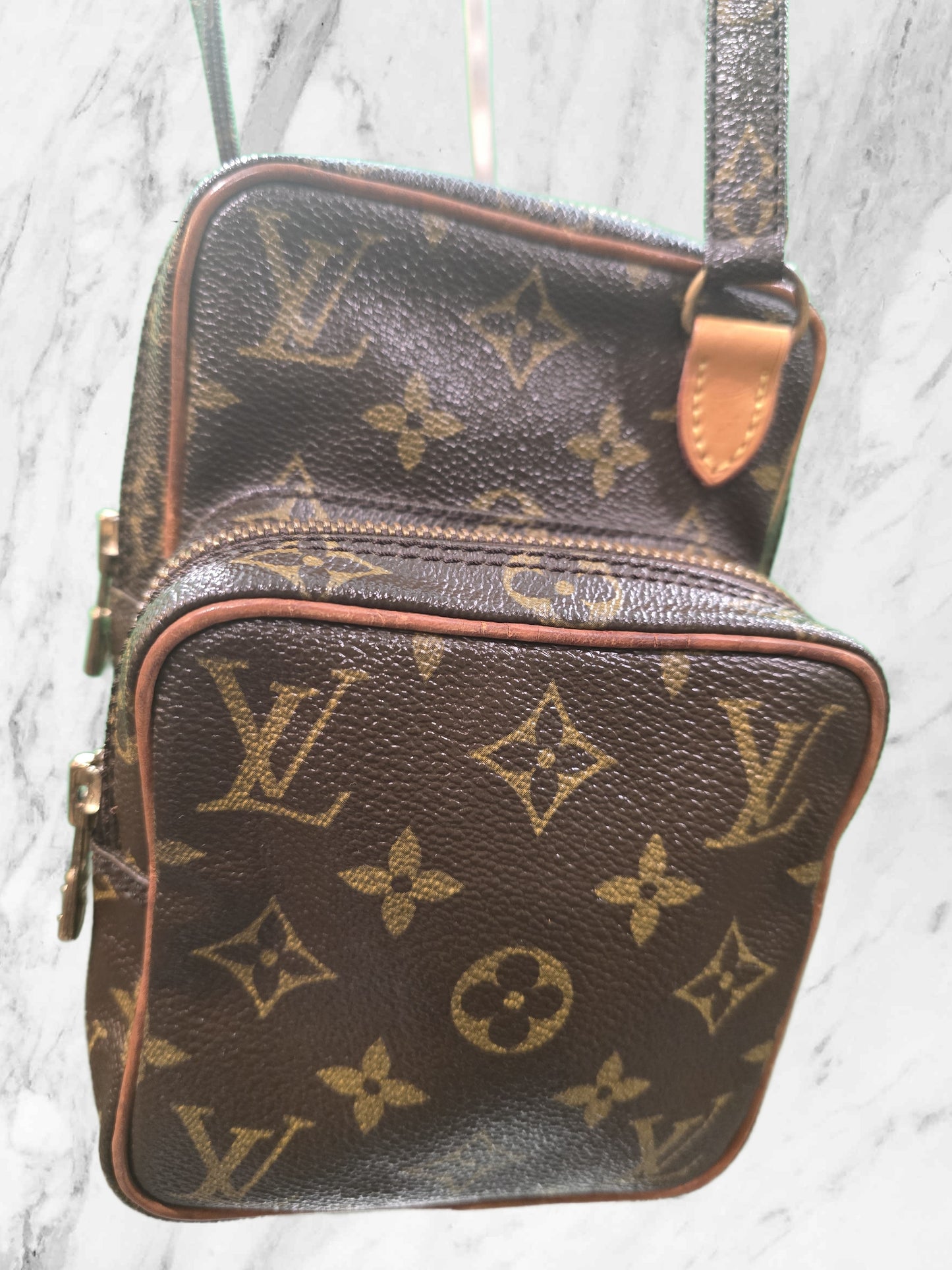 Louis Vuitton Monogram Amazon Leather Crossbody Bag