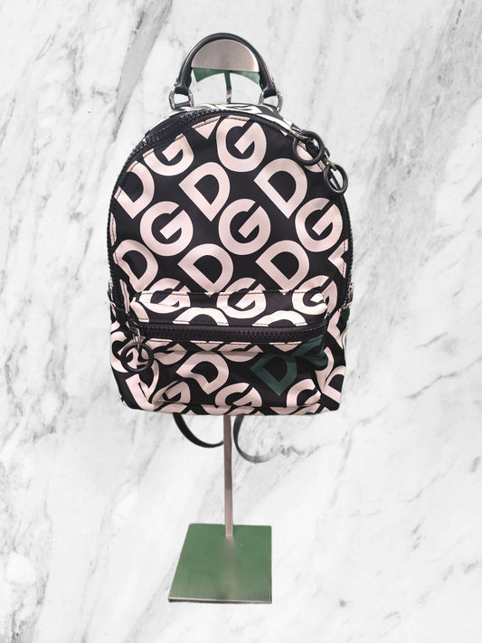 DOLCE & GABANNA, Black & White Backpack