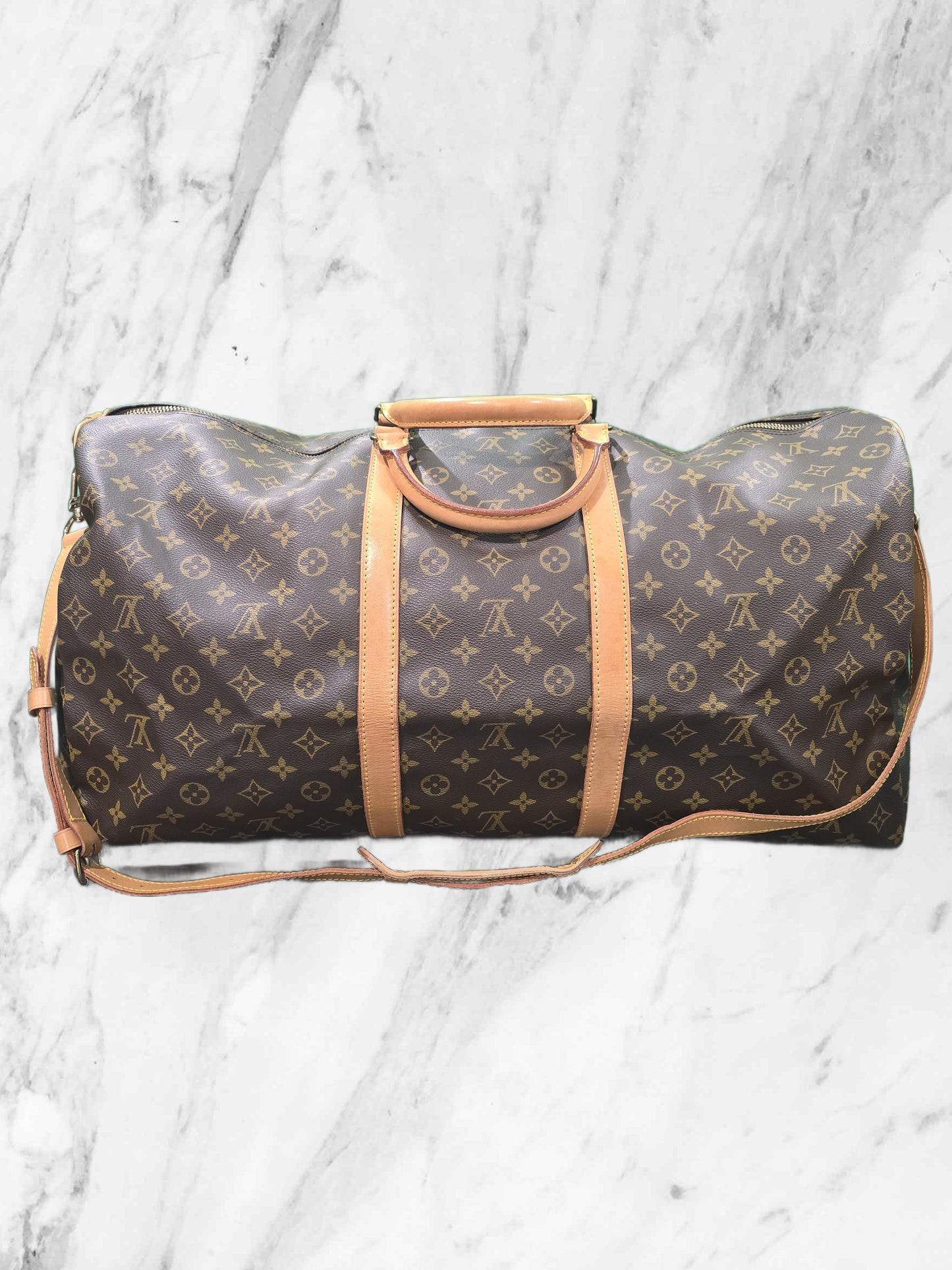 LOUIS VUITTON KEEPALL BANDOULIER TRAVEL BAG 60