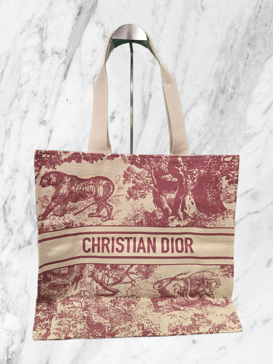 GWP Dior Riviera Burgundy Tote