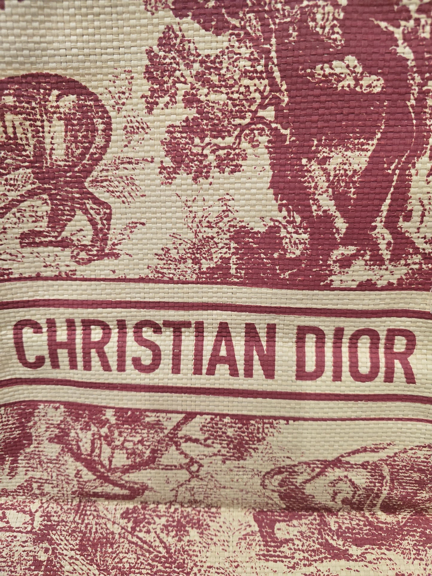 GWP Dior Riviera Burgundy Tote