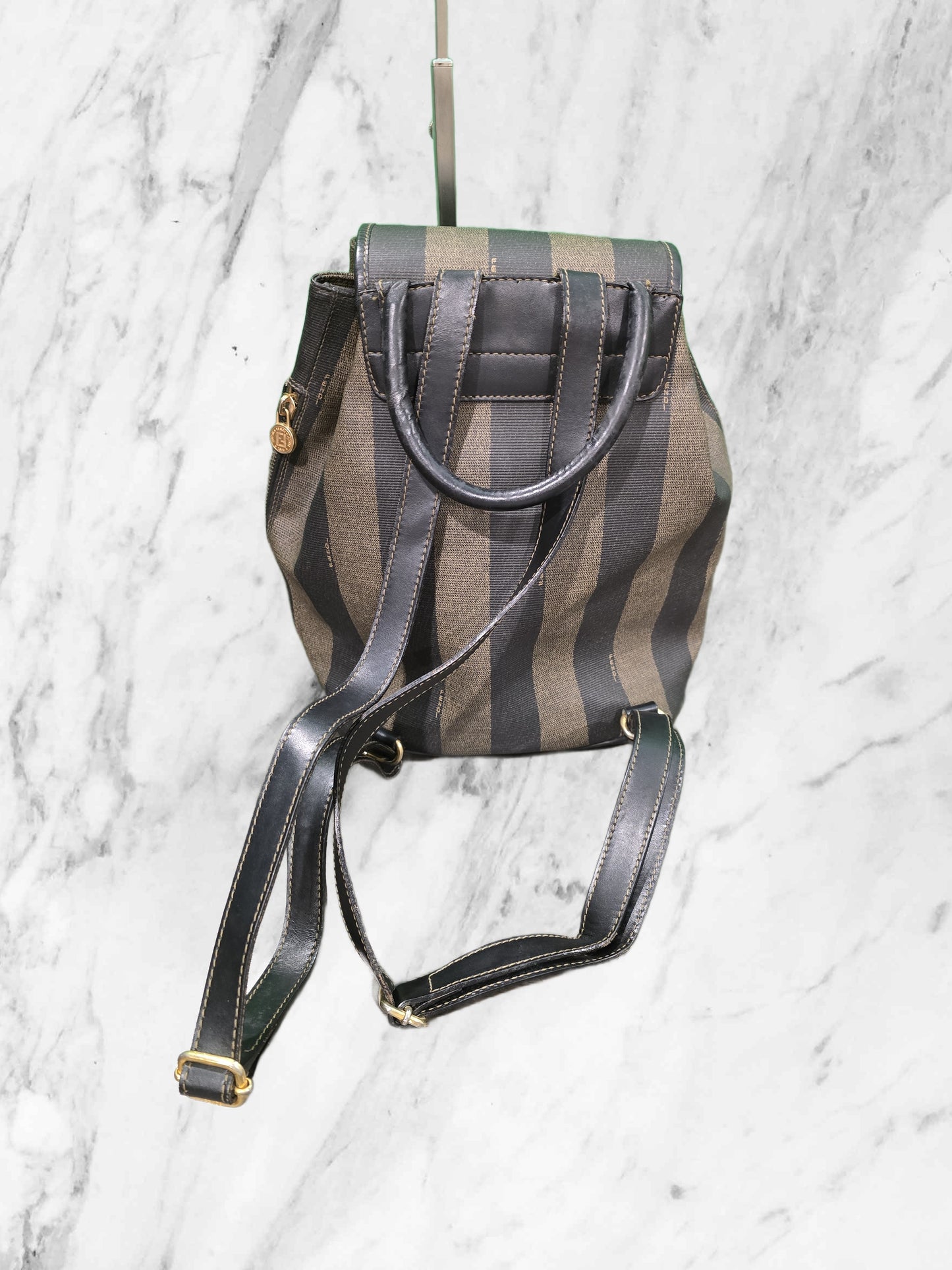 Fendi Pequin Vintage Backpack