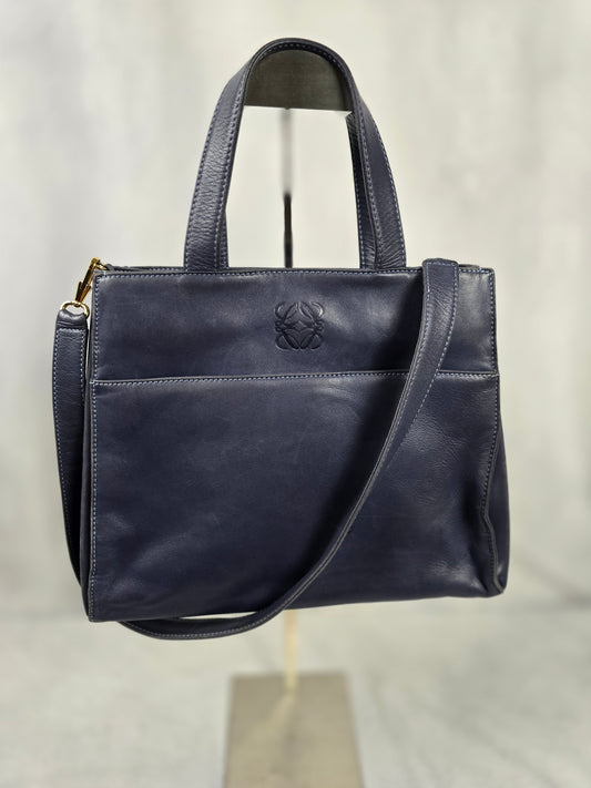 Loewe Blue Two-Way Handbag