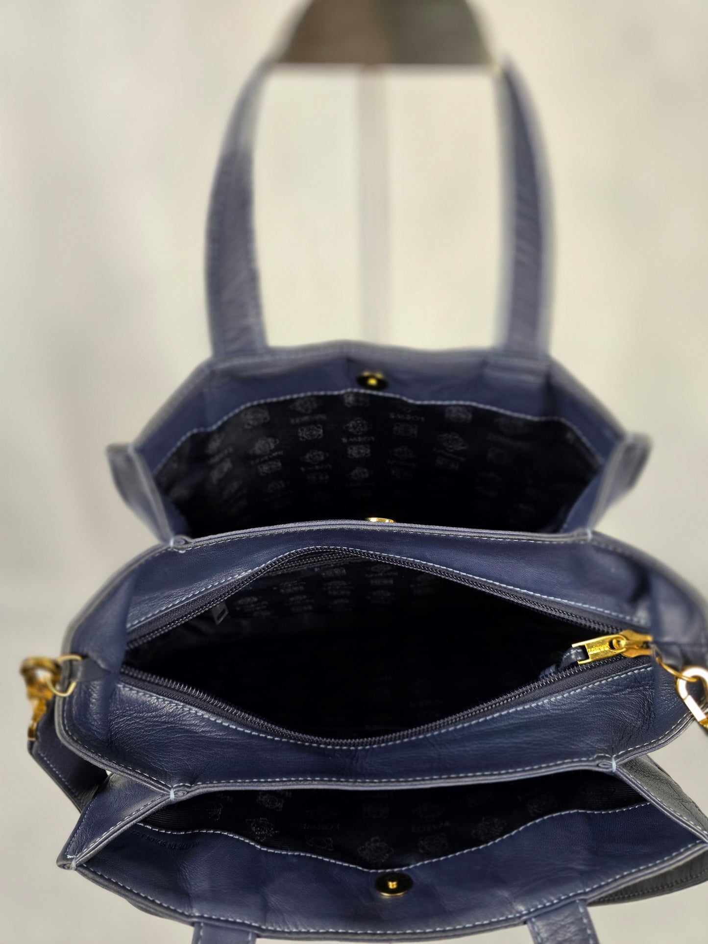 Loewe Blue Two-Way Handbag
