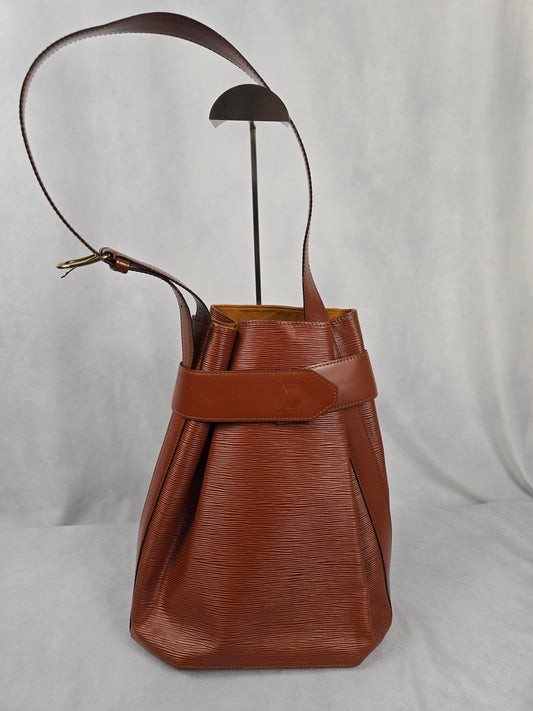 Louis Vuitton Epi Sac D'Epaule Kenyan Fawn