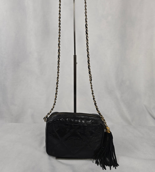 Chanel Vintage Exotic Leather CC Camera Bag