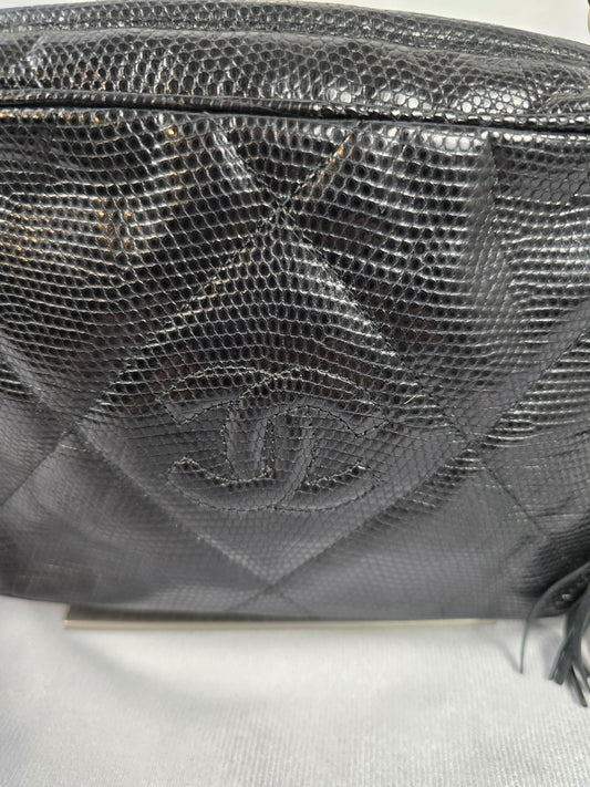 Chanel Vintage Exotic Leather CC Camera Bag