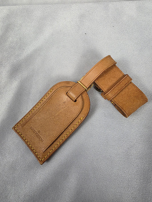 LOUIS VUITTON LEATHER LUGGAGE TAG