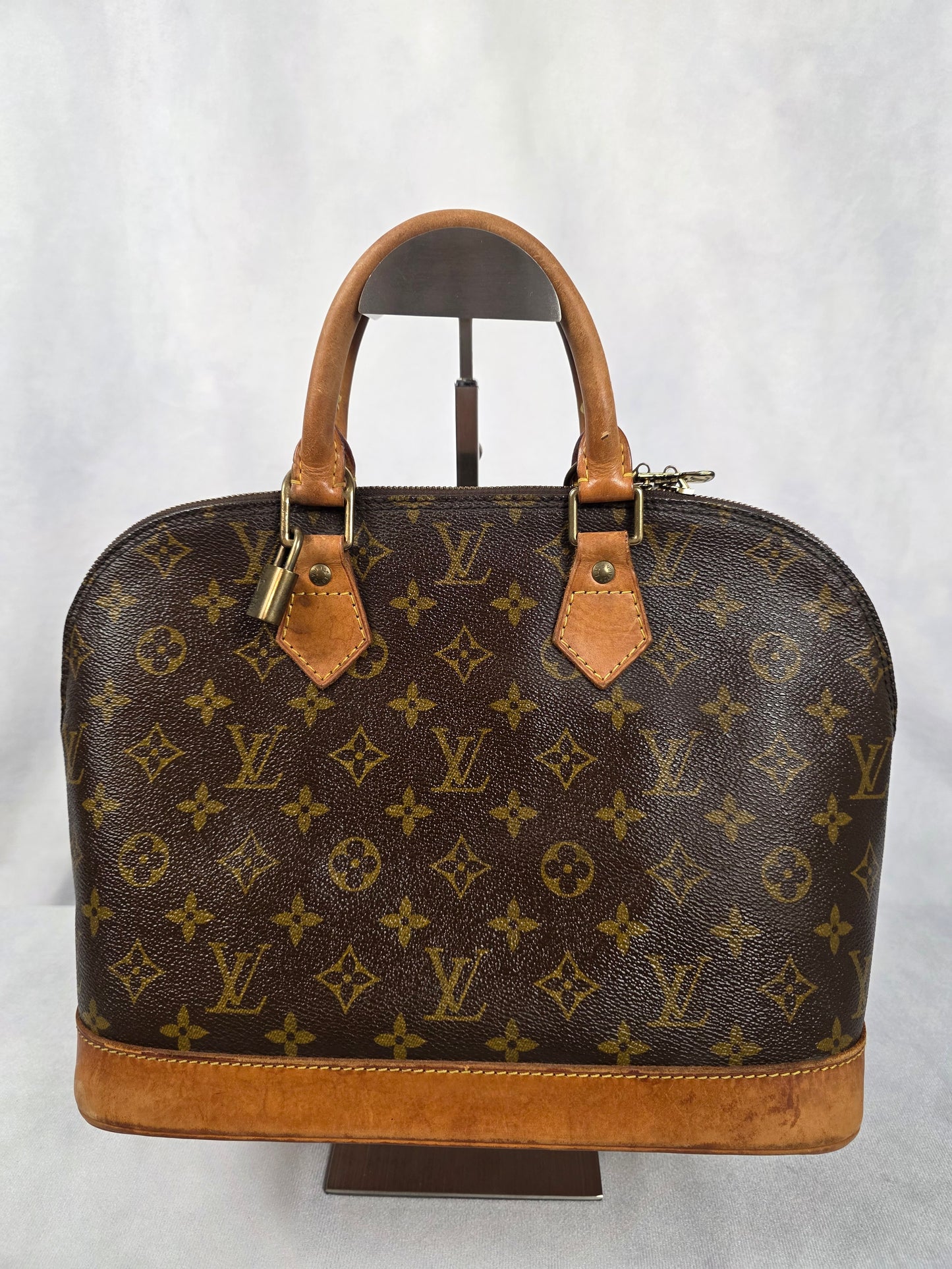 LOUIS VUITTON MONOGRAM ALMA PM DOME BOSTON BAG