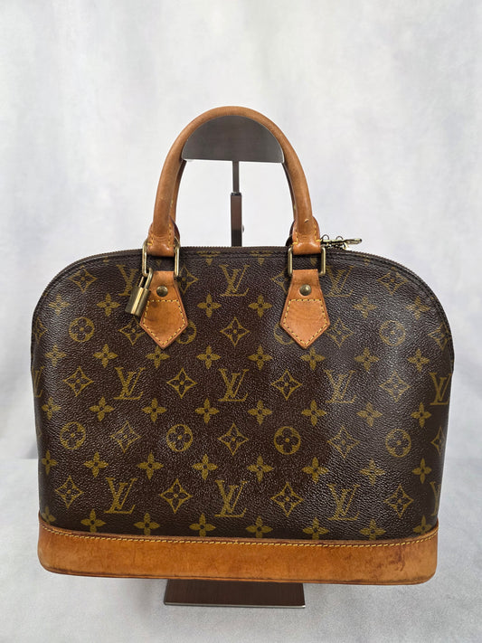 LOUIS VUITTON MONOGRAM ALMA PM DOME BOSTON BAG