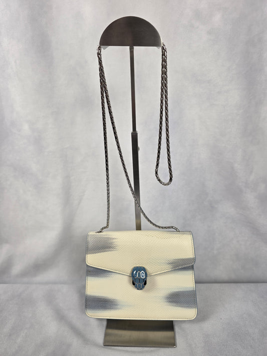 BVLGARI Serpenti Forever Flap Top Handle Bag w/ Shoulder Strap