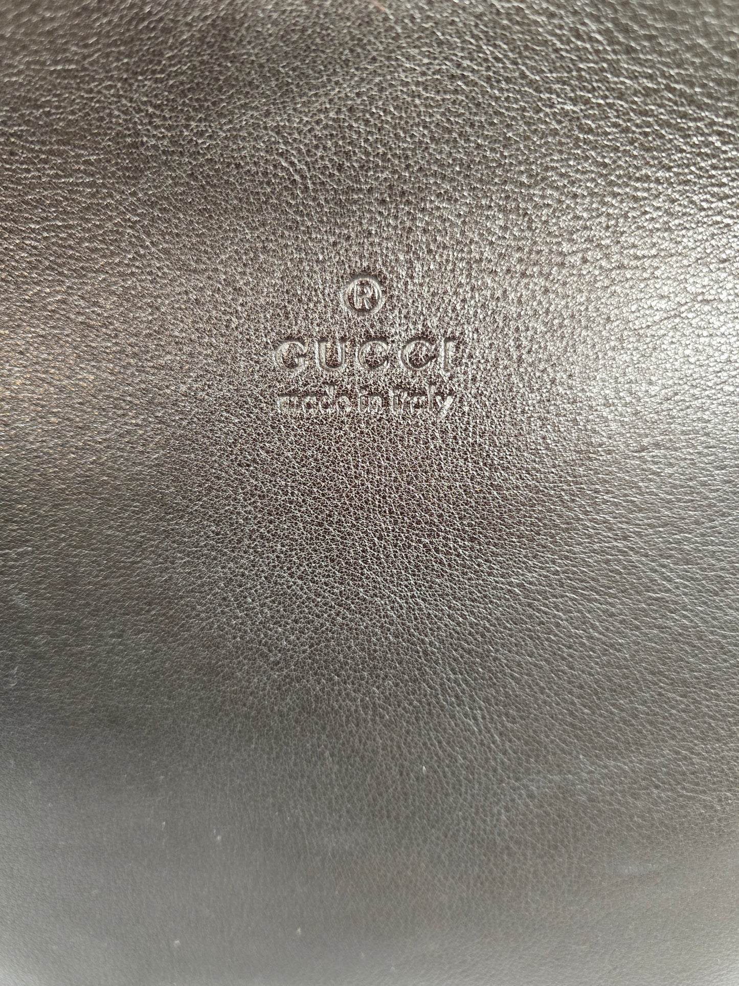 Gucci Bamboo Black Leather Top Handle Bag