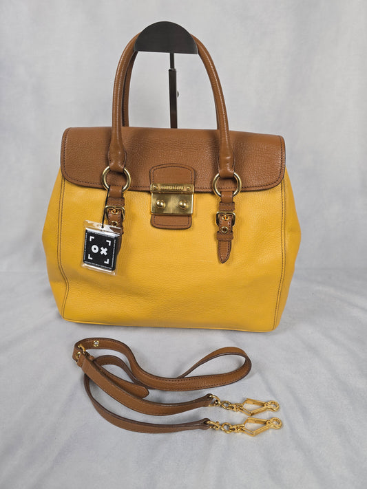 Miu Miu Two Tone Two-Way Handbag