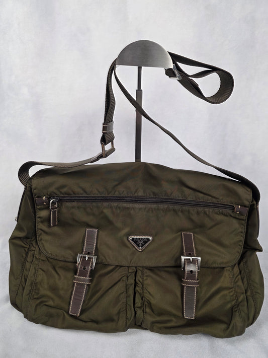 PRADA TESSUTO NYLON MESSENGER BAG