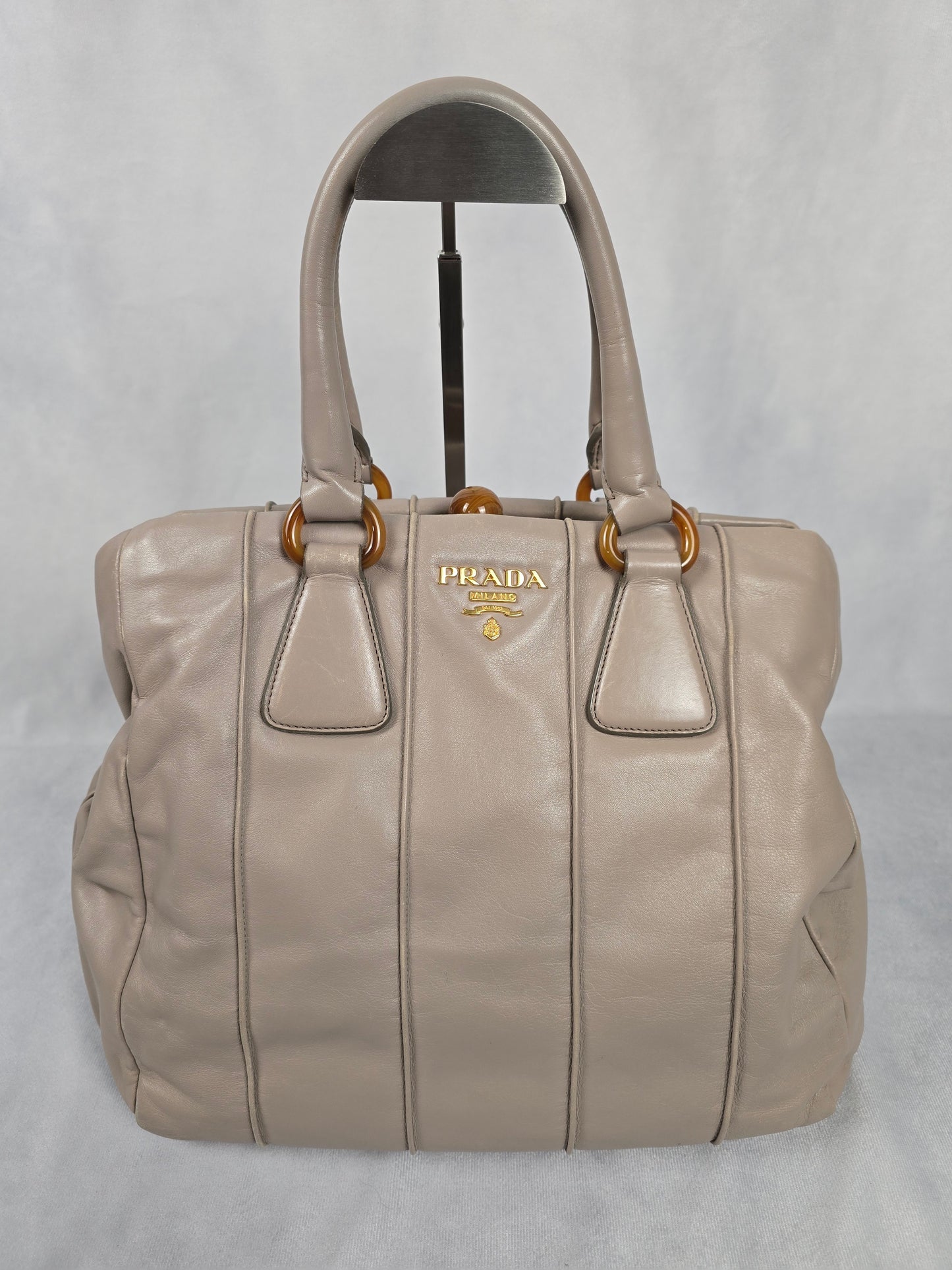 Prada Lambskin Leather Handbag