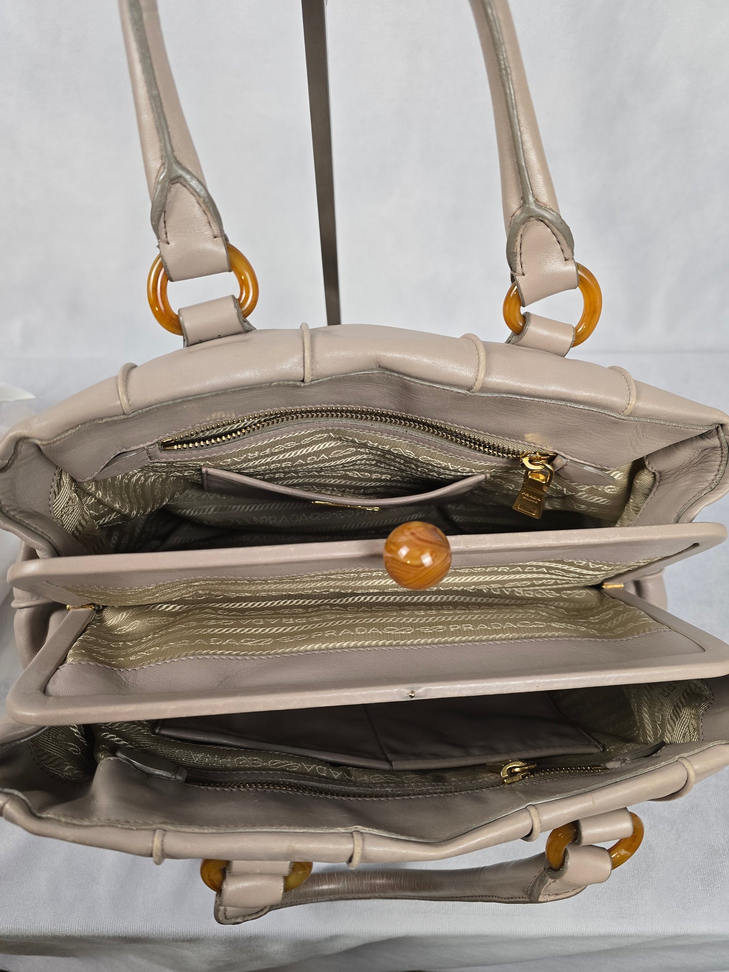 Prada Lambskin Leather Handbag