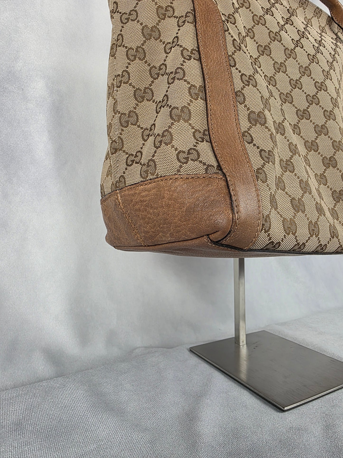 GUCCI MISS GG CONVERTIBLE MEDIUM CANVAS TOTE