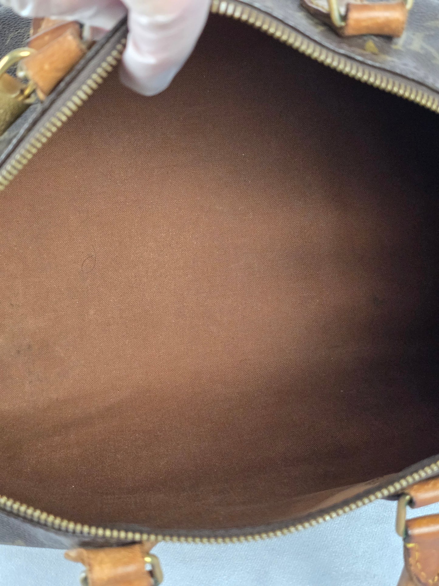 LOUIS VUITTON VINTAGE MONOGRAM CANVAS SPEEDY 40, SD