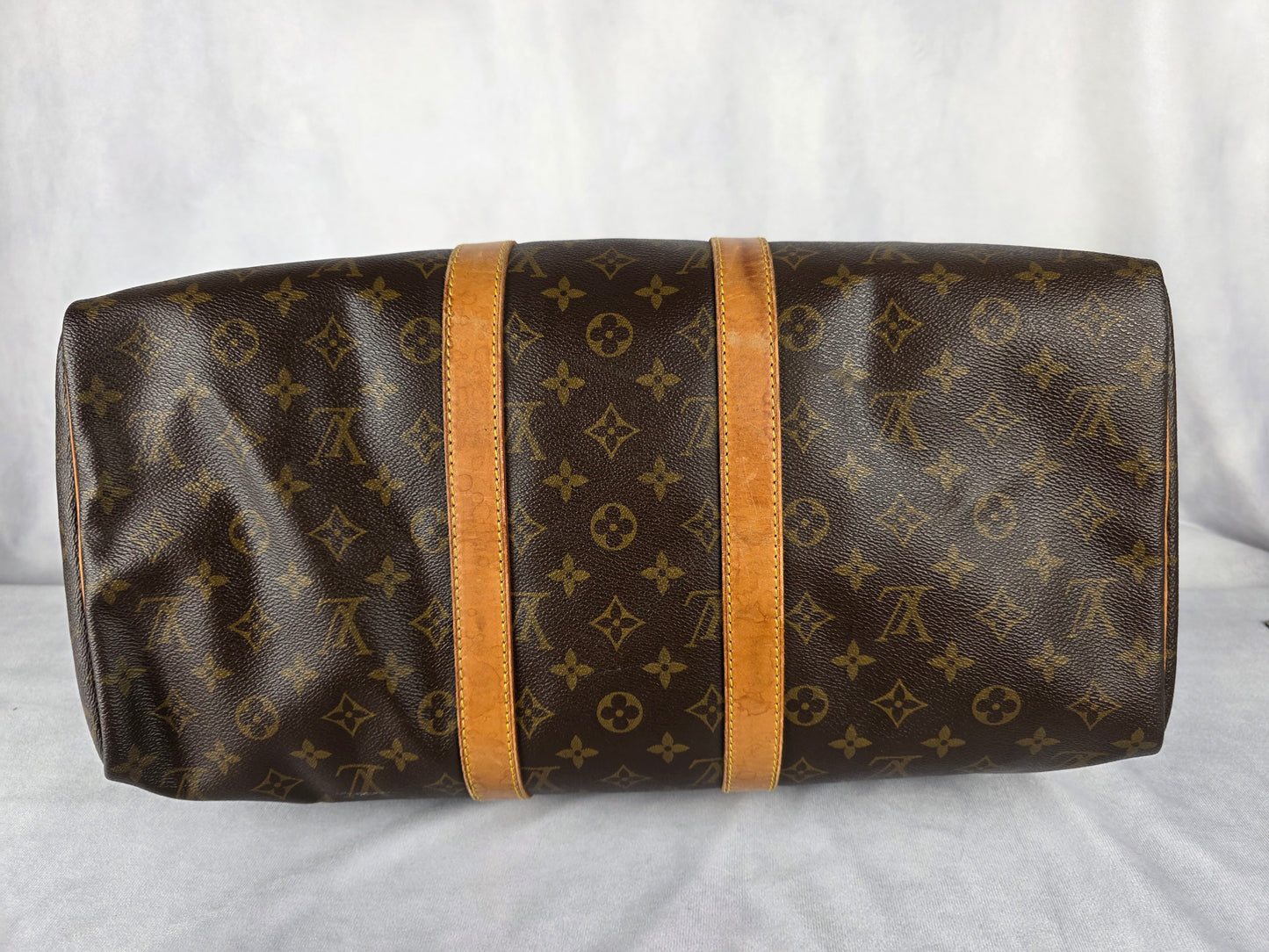 LOUIS VUITTON VINTAGE MONOGRAM KEEPALL 45 W/ LOCK AND KEY