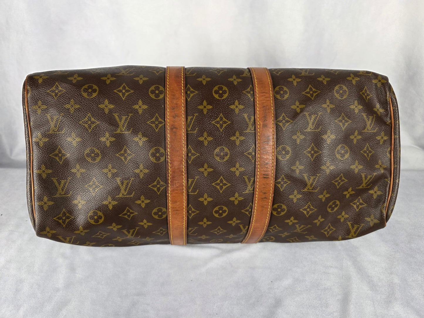 LOUIS VUITTON VINTAGE MONOGRAM KEEPALL 45 W/ LOCK AND KEY