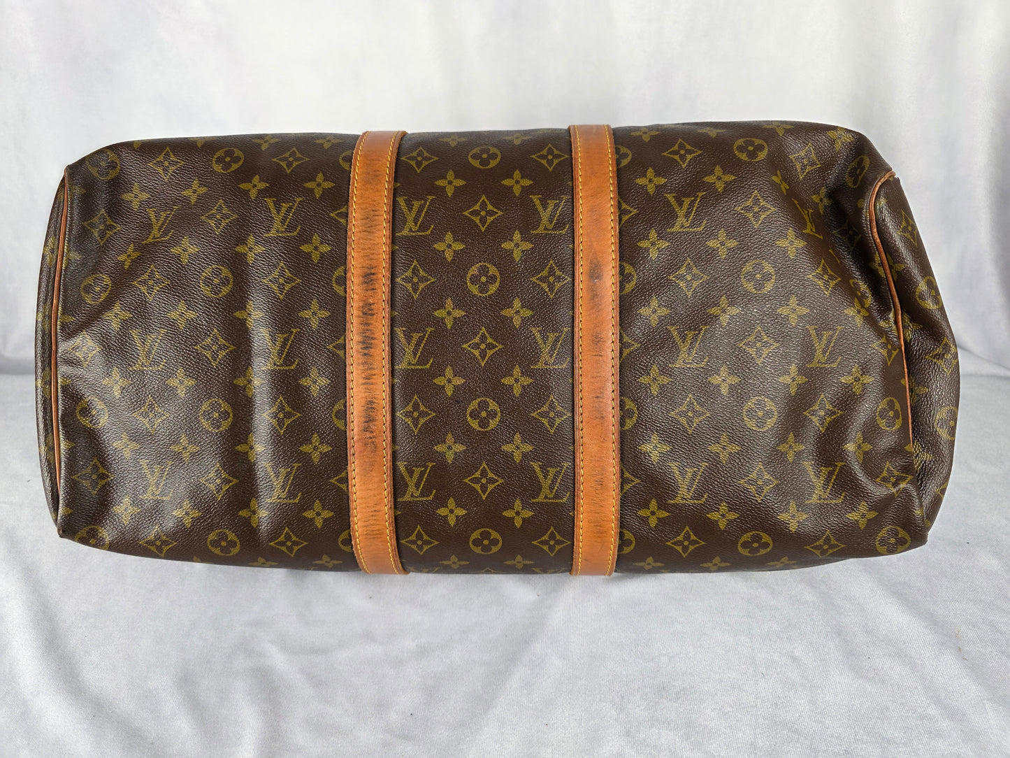 LOUIS VUITTON VINTAGE MONOGRAM KEEPALL 50 W/ LOCK AND KEY