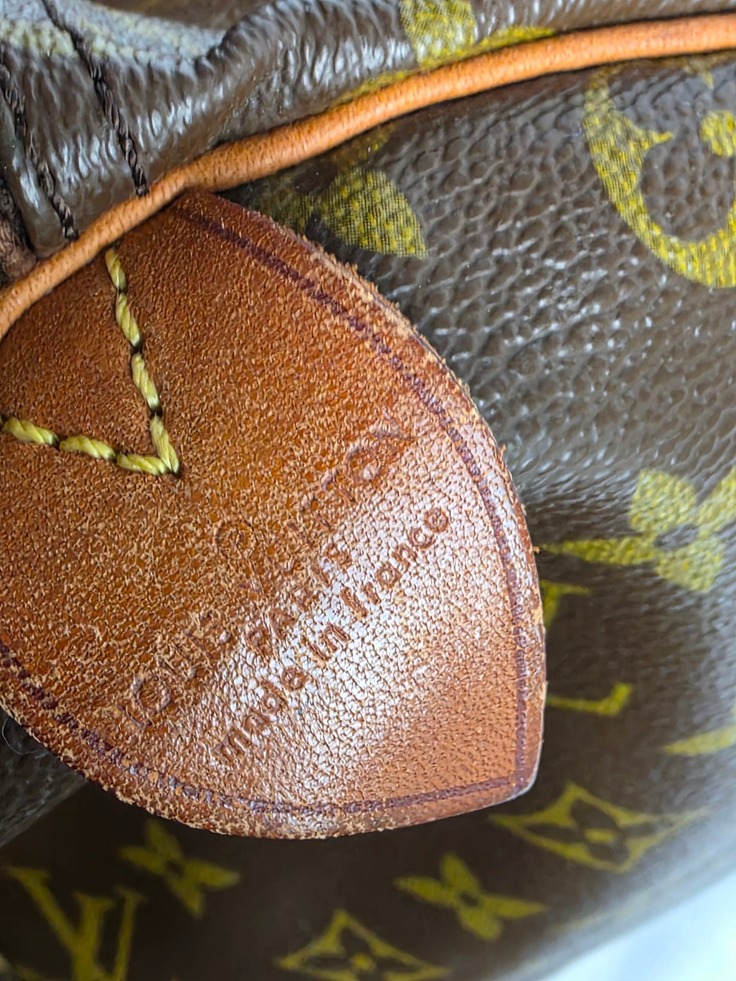 LOUIS VUITTON VINTAGE MONOGRAM KEEPALL 50 W/ LOCK AND KEY