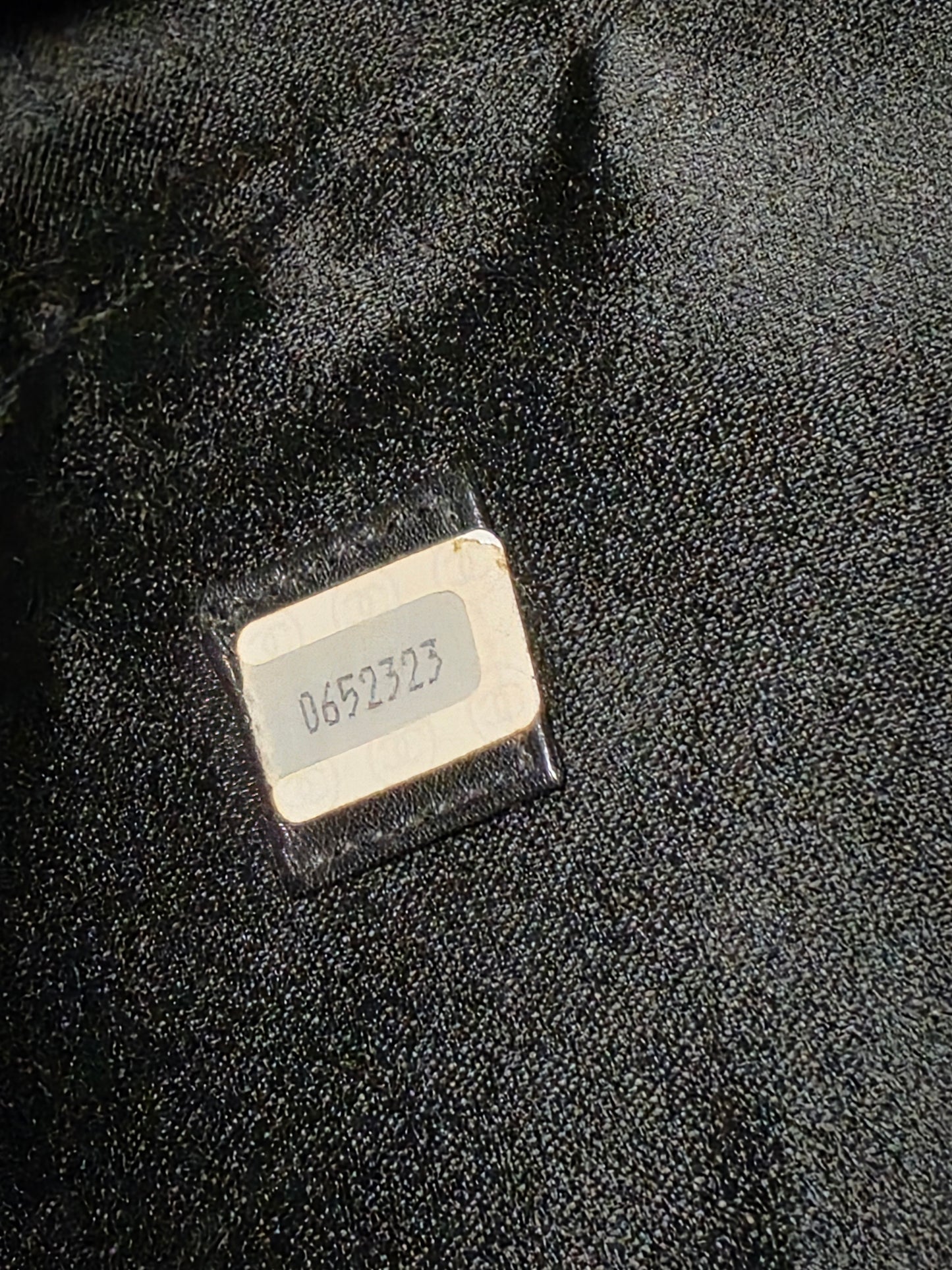 CHANEL VINTAGE & RARE DIAMOND QUILTED LAMBSKIN BLACK TRAVEL BAG, SIZE 60CM