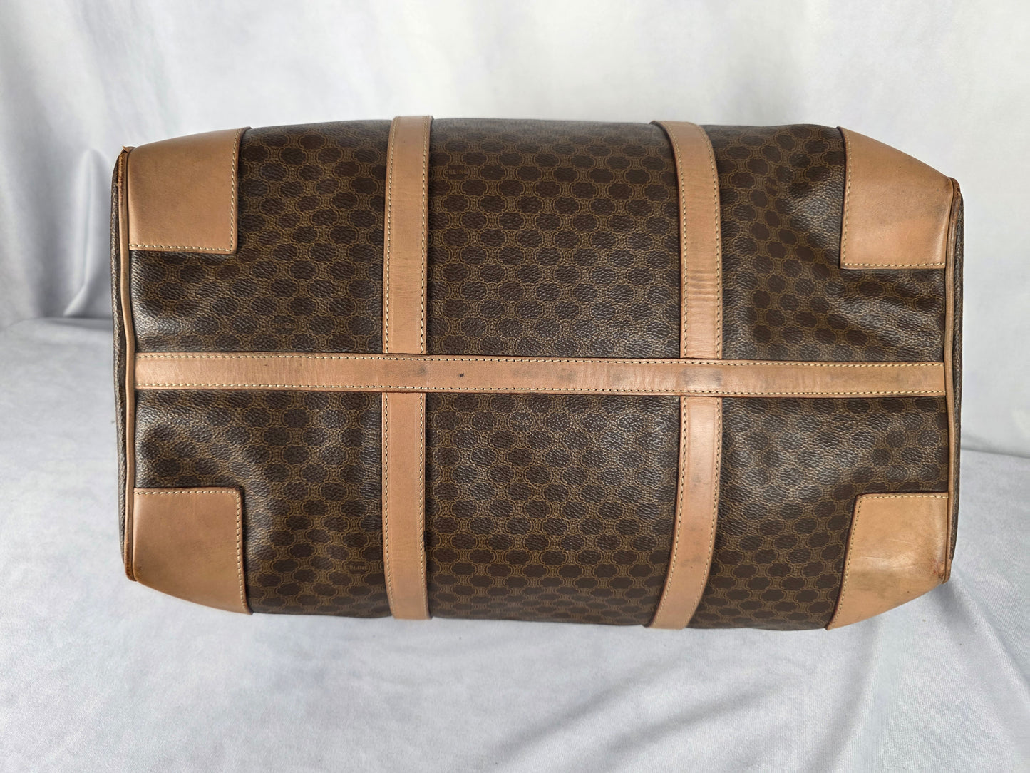 CELINE MACADAM BOSTON TRAVEL BAG 45