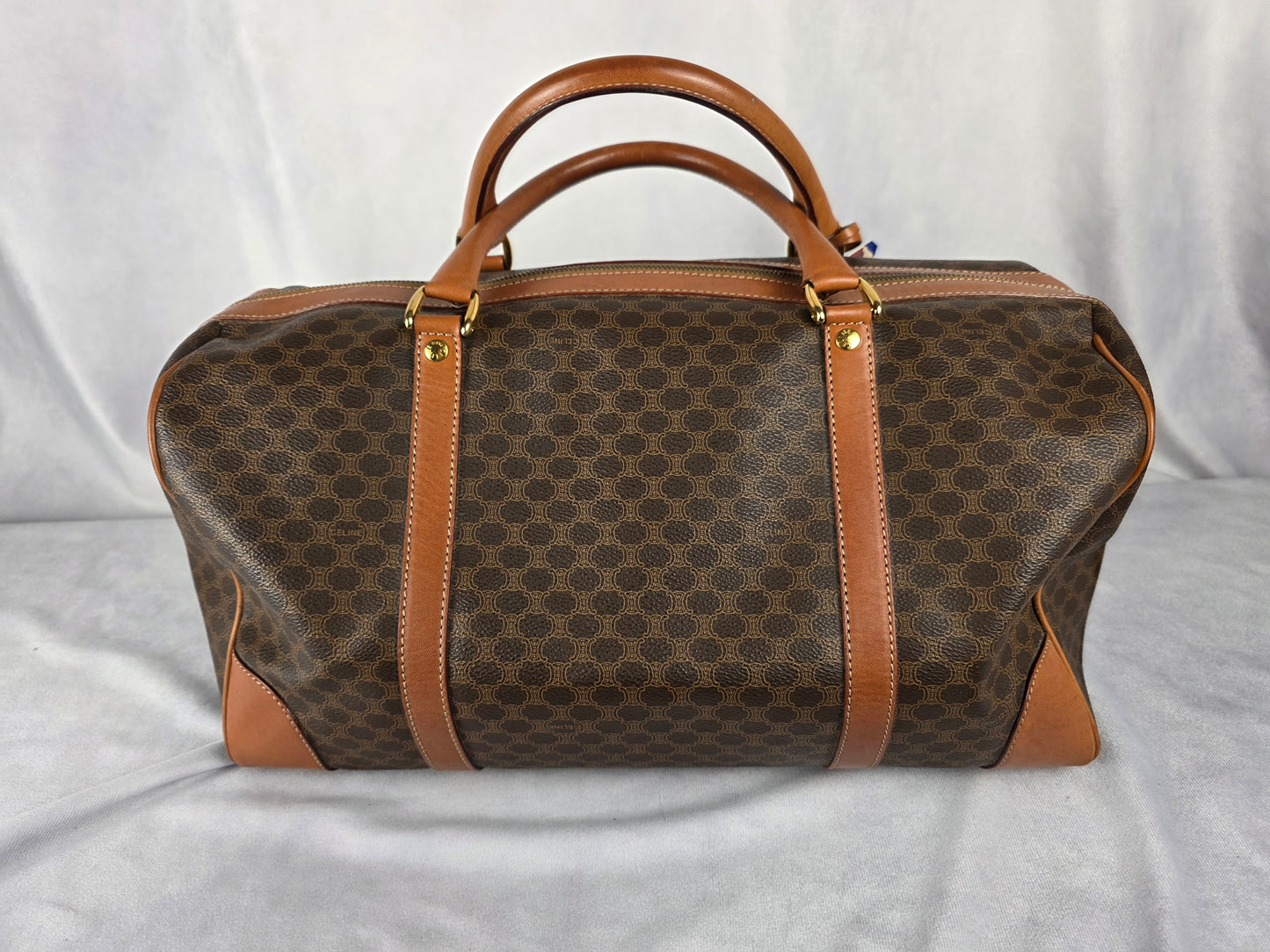 CELINE MACADAM DUFFLE, SIZE 40