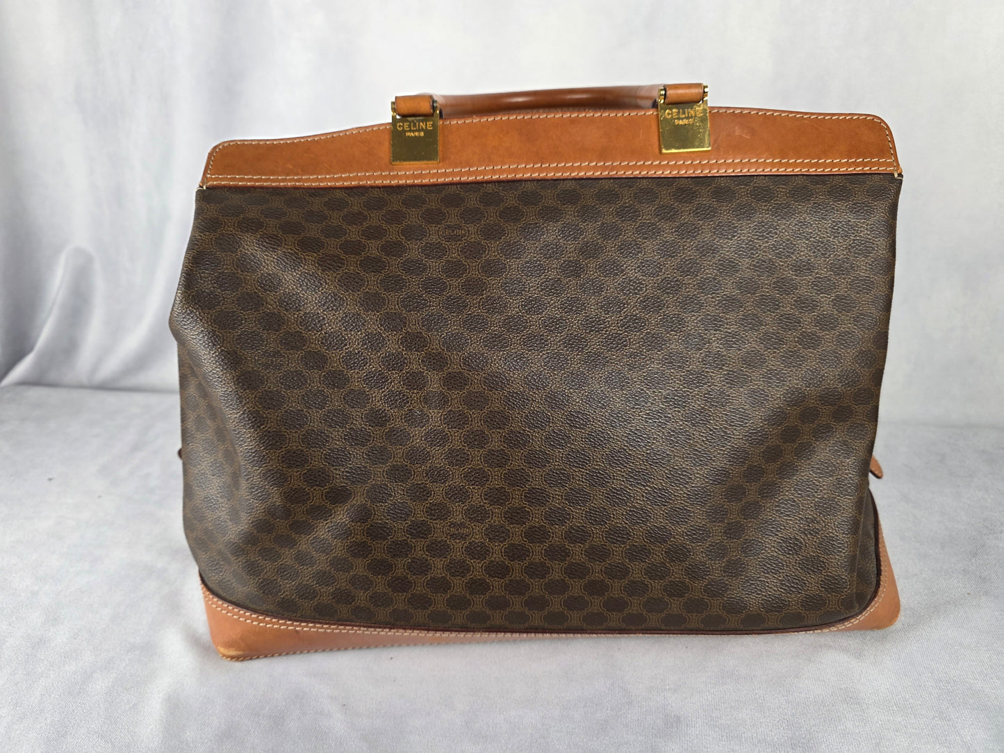 CELINE UPRIGHT TRAVEL BAG, SIZE 40