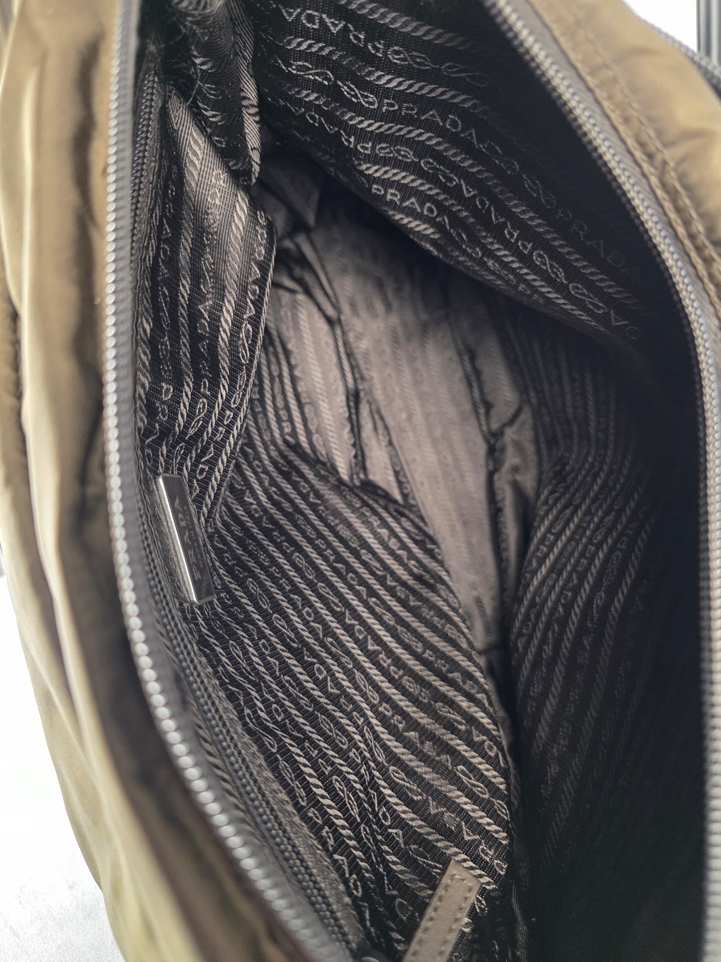 PRADA TESSUTO NYLON CROSSBODY MESSENGER BAG