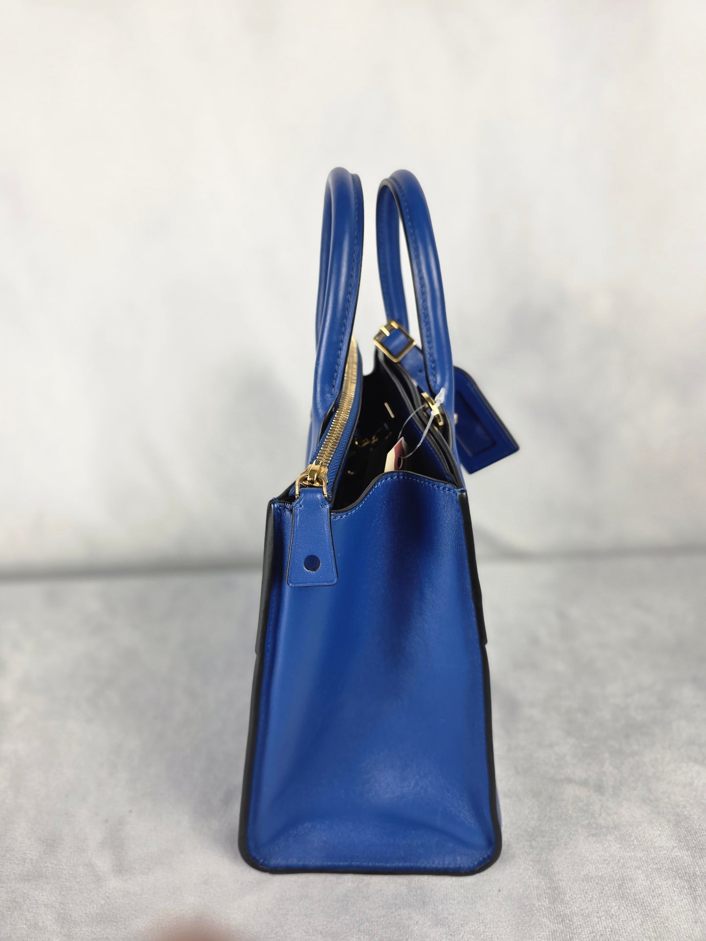 LOUIS VUITTON CITY STEAMER PM CALFSKIN BLUE HANDBAG