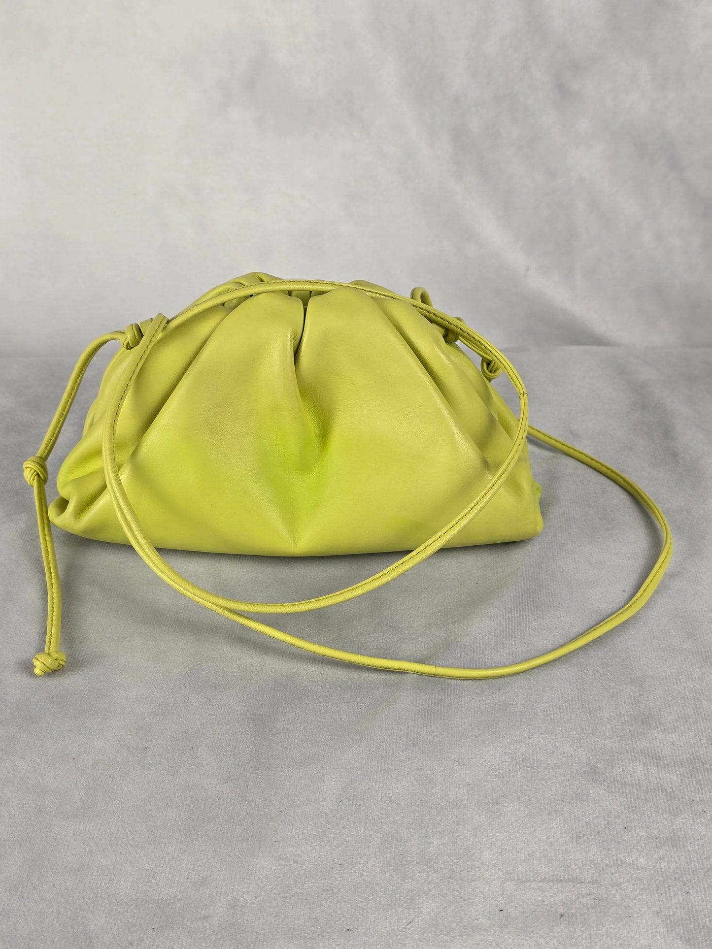 BOTTEGA VENETA GREEN "KIWI",  MINI CROSSBODY POUCH