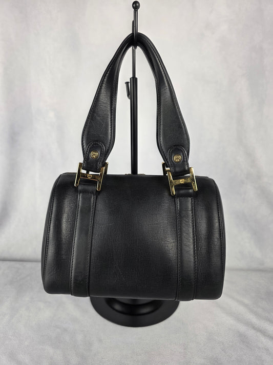 MCM BLACK MINI BOSTON BAG 3