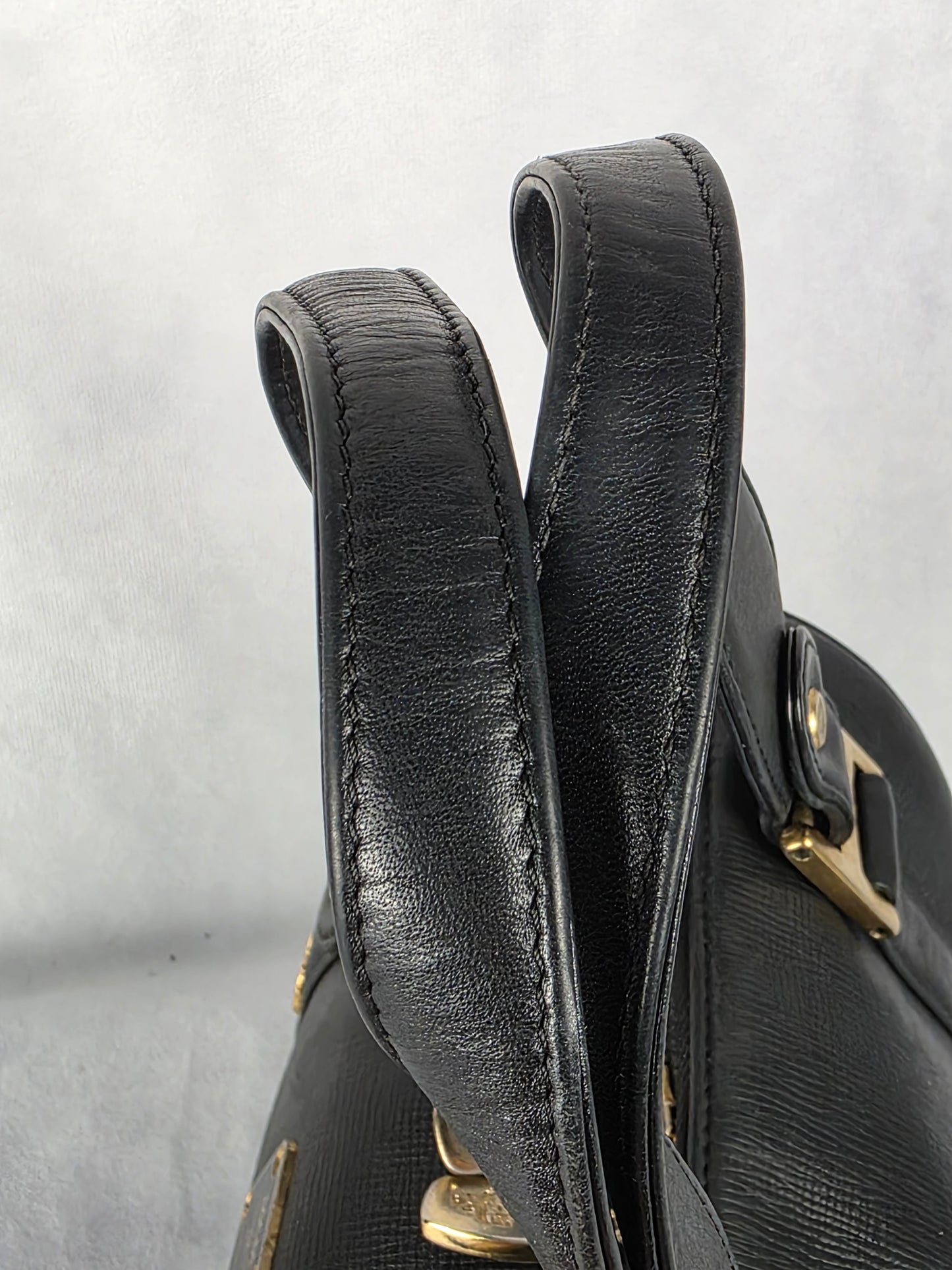 MCM BLACK MINI BOSTON BAG 3