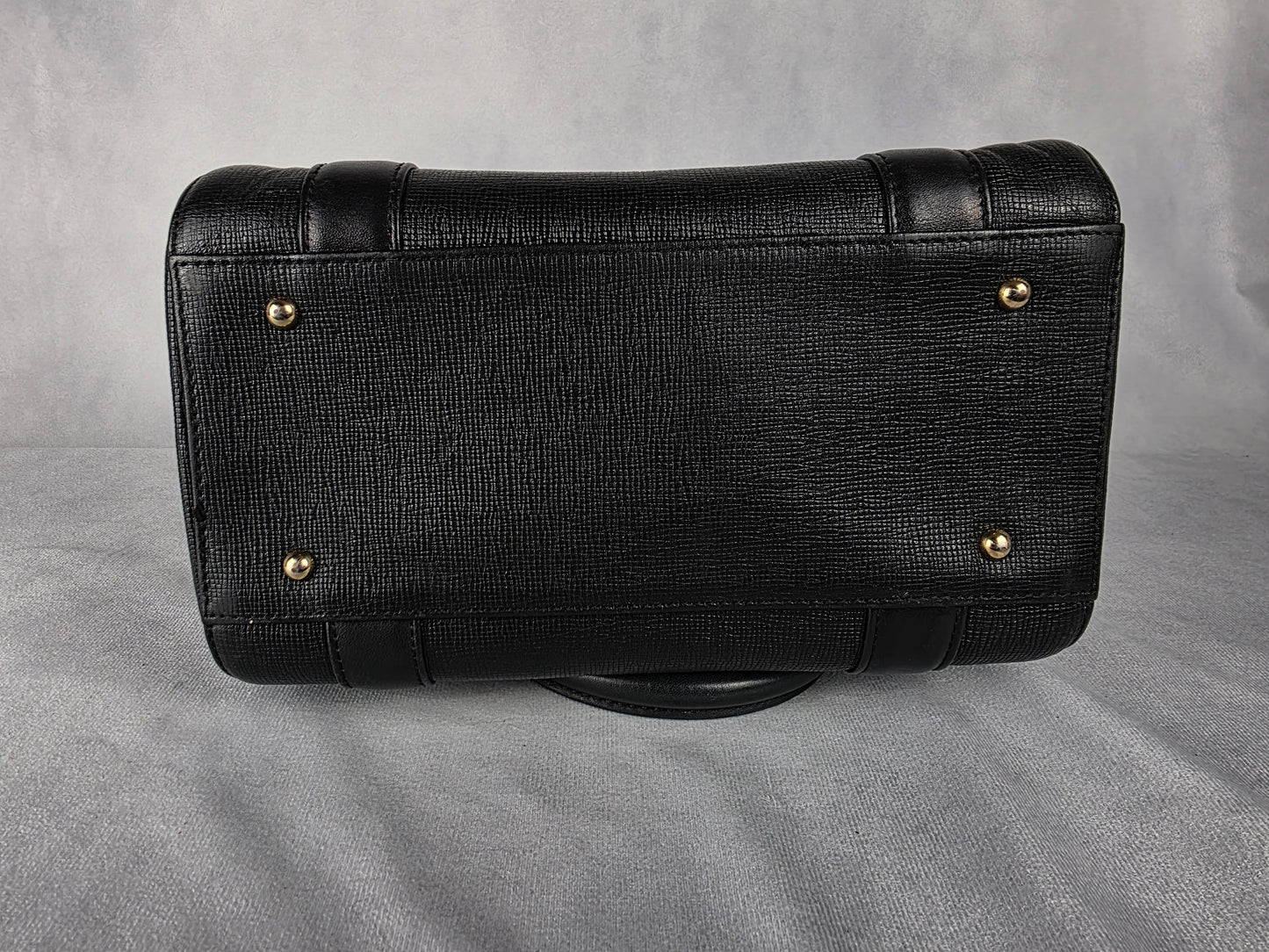 MCM BLACK MINI BOSTON BAG 2