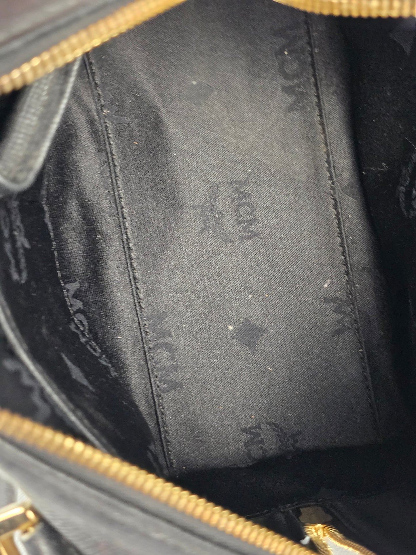 MCM BLACK MINI BOSTON BAG 2