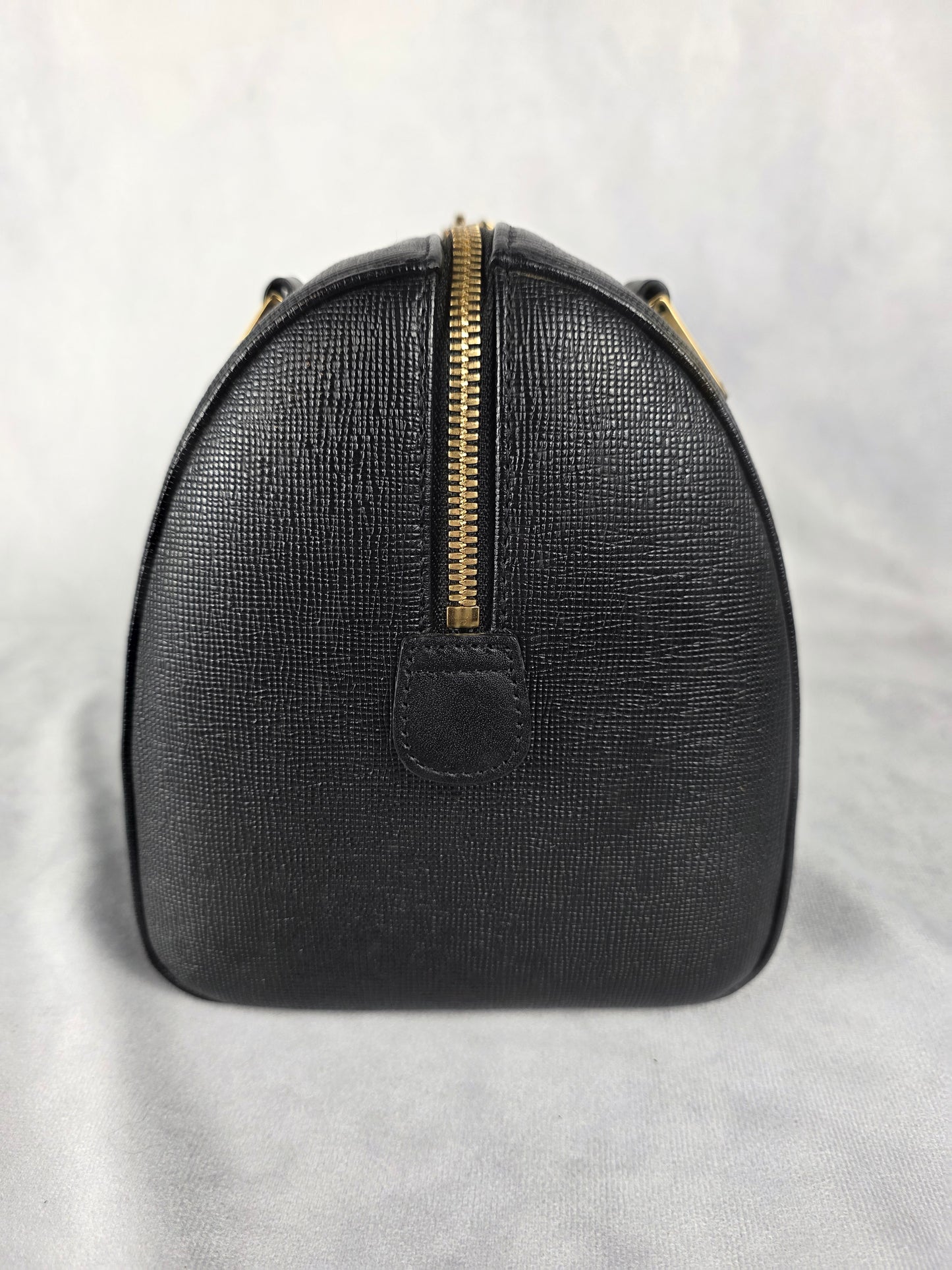 MCM BLACK MINI BOSTON BAG 1