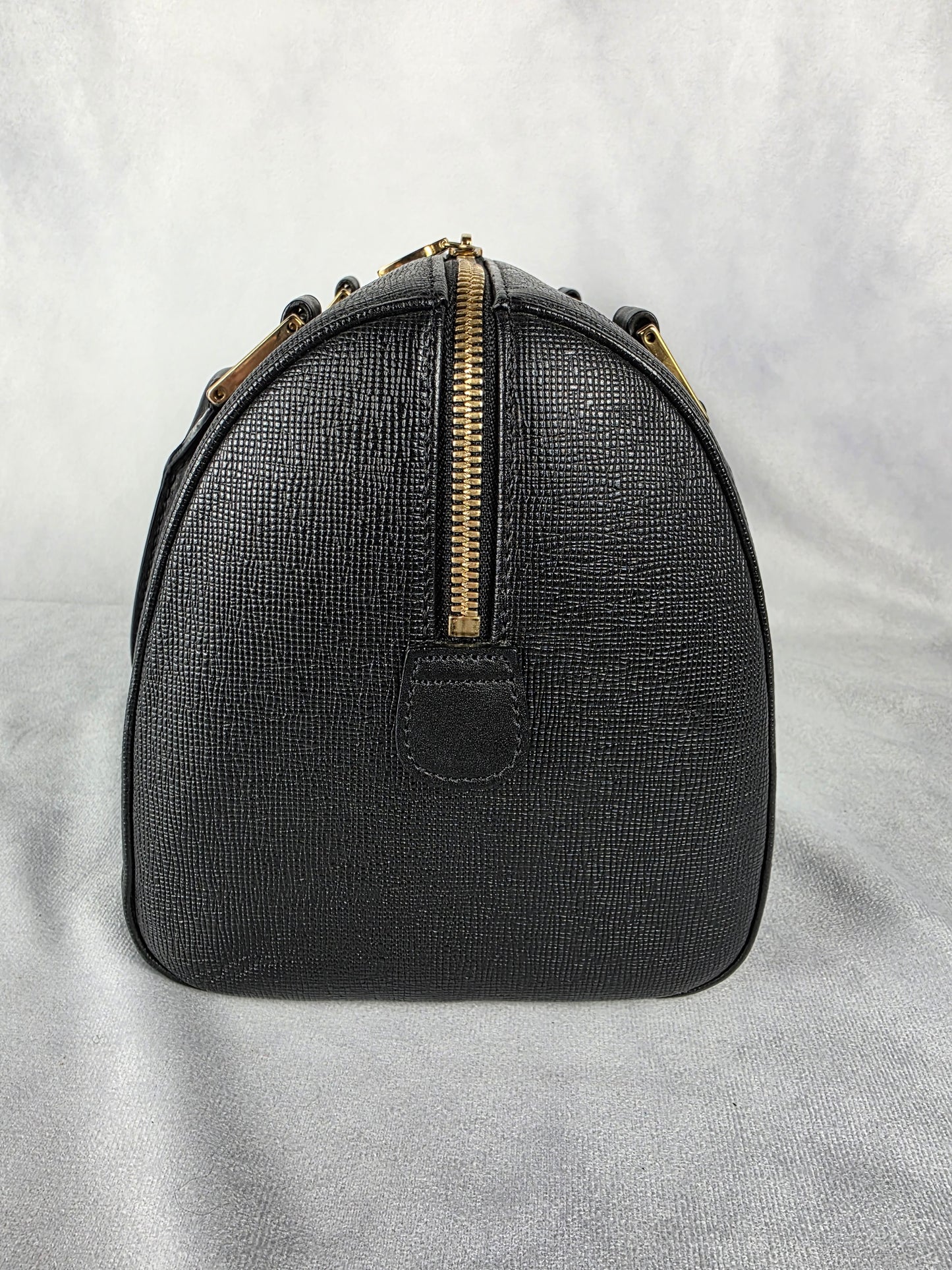 MCM BLACK MINI BOSTON BAG 1