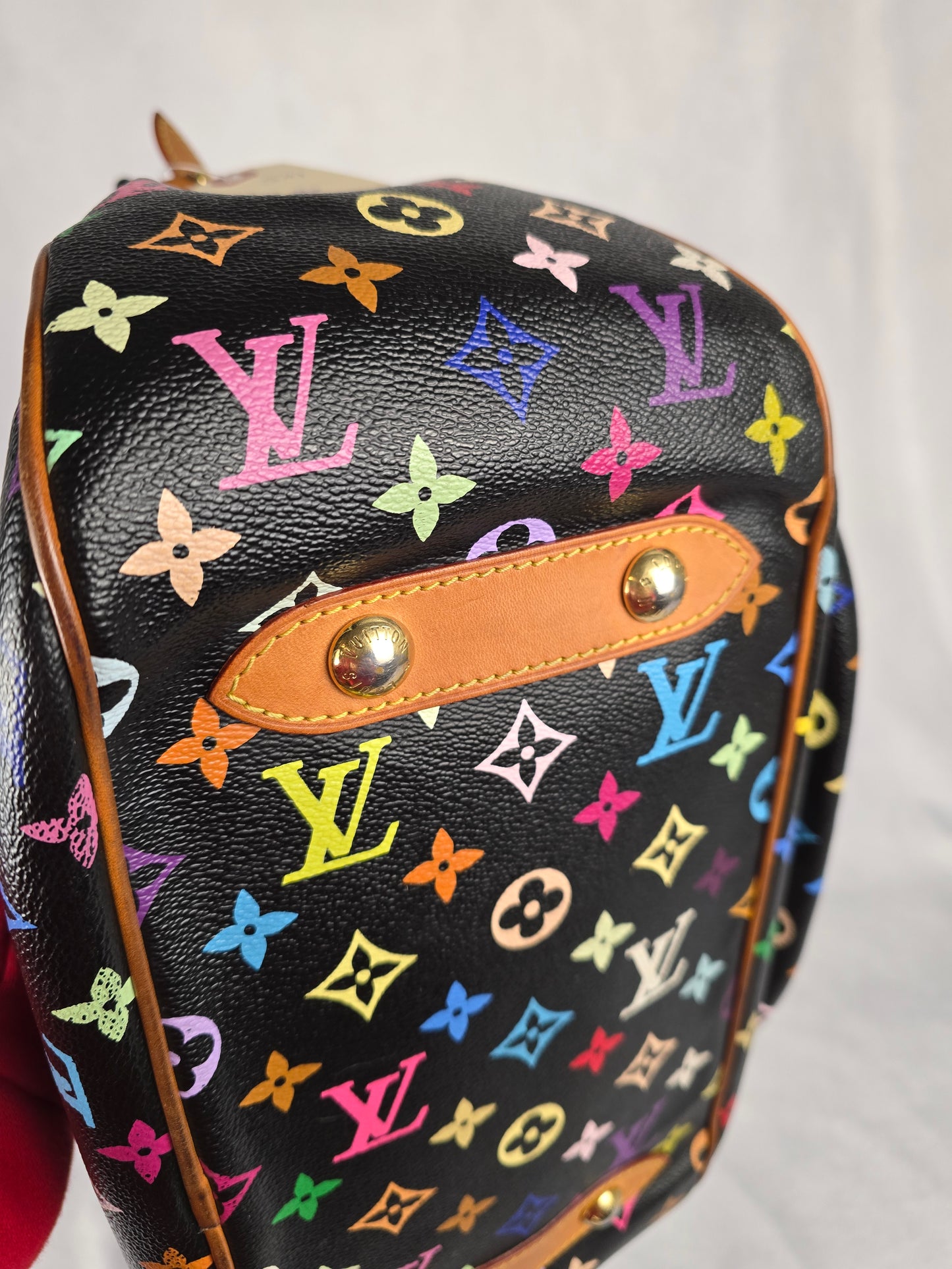 Louis Vuitton Multicolore Monogram RIta - Black x Takashi Murakami