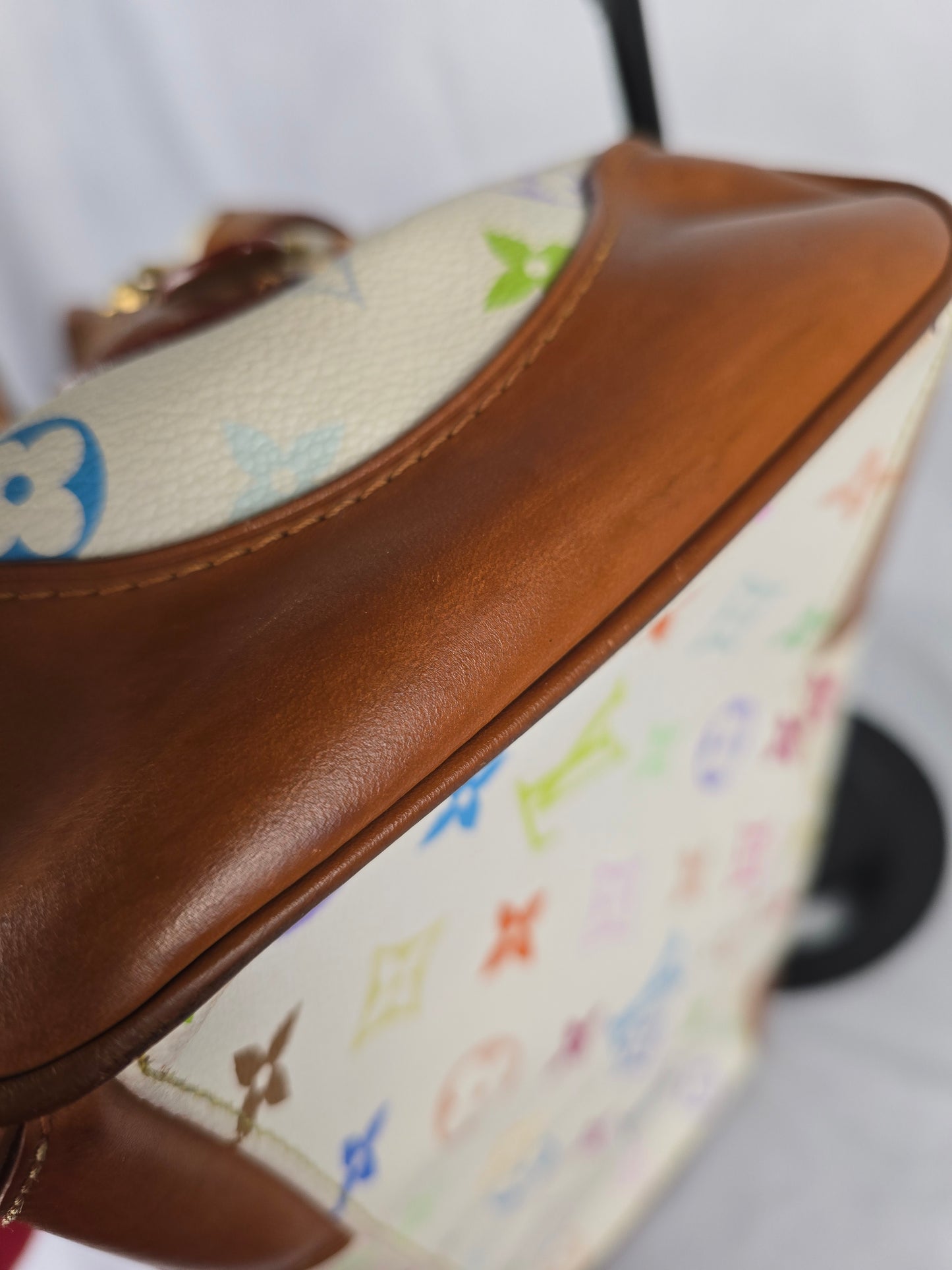 Louis Vuitton Multicolore Monogram Claudia - White x Takashi Murakami