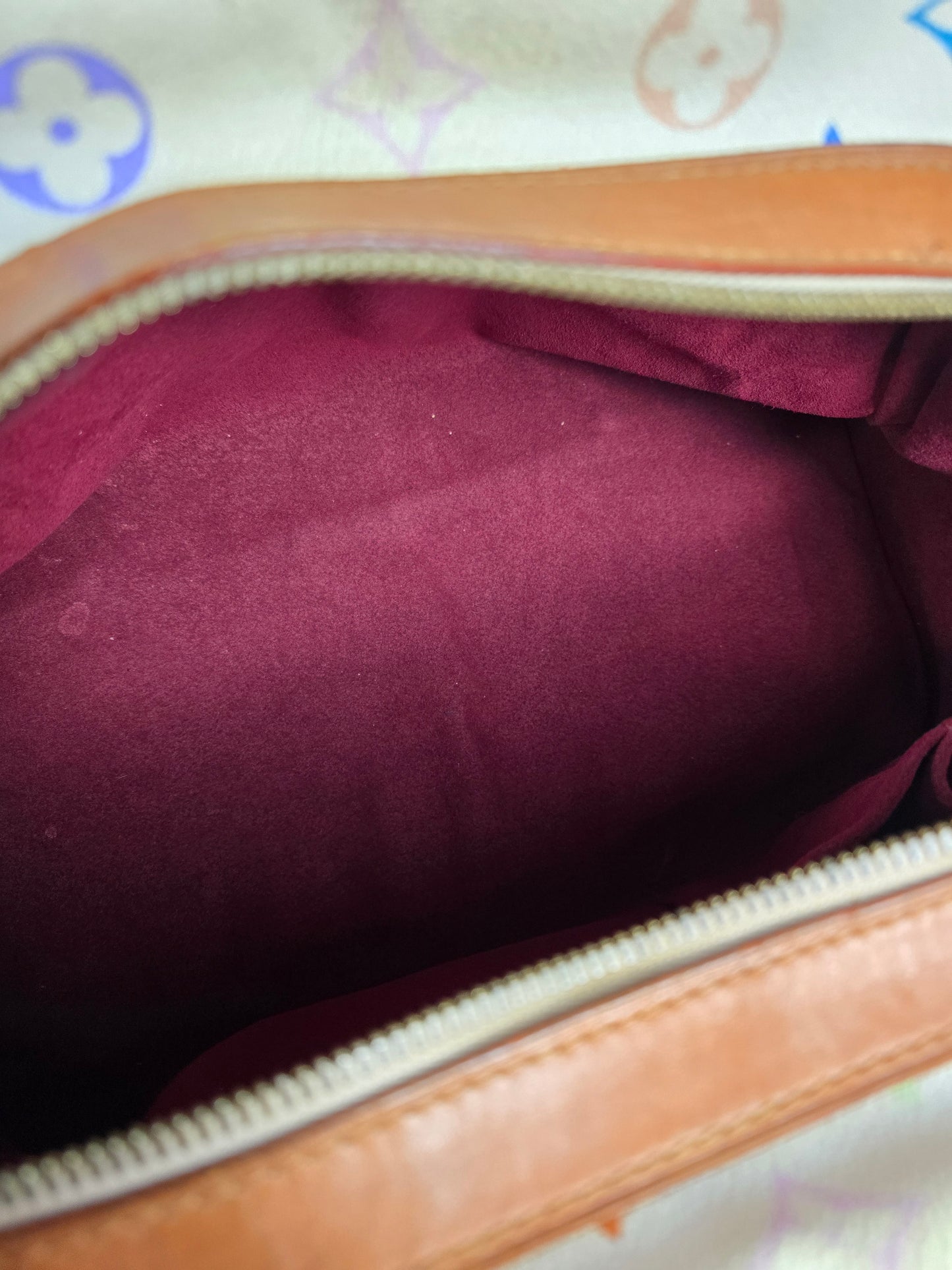 Louis Vuitton Multicolore Monogram Claudia - White x Takashi Murakami