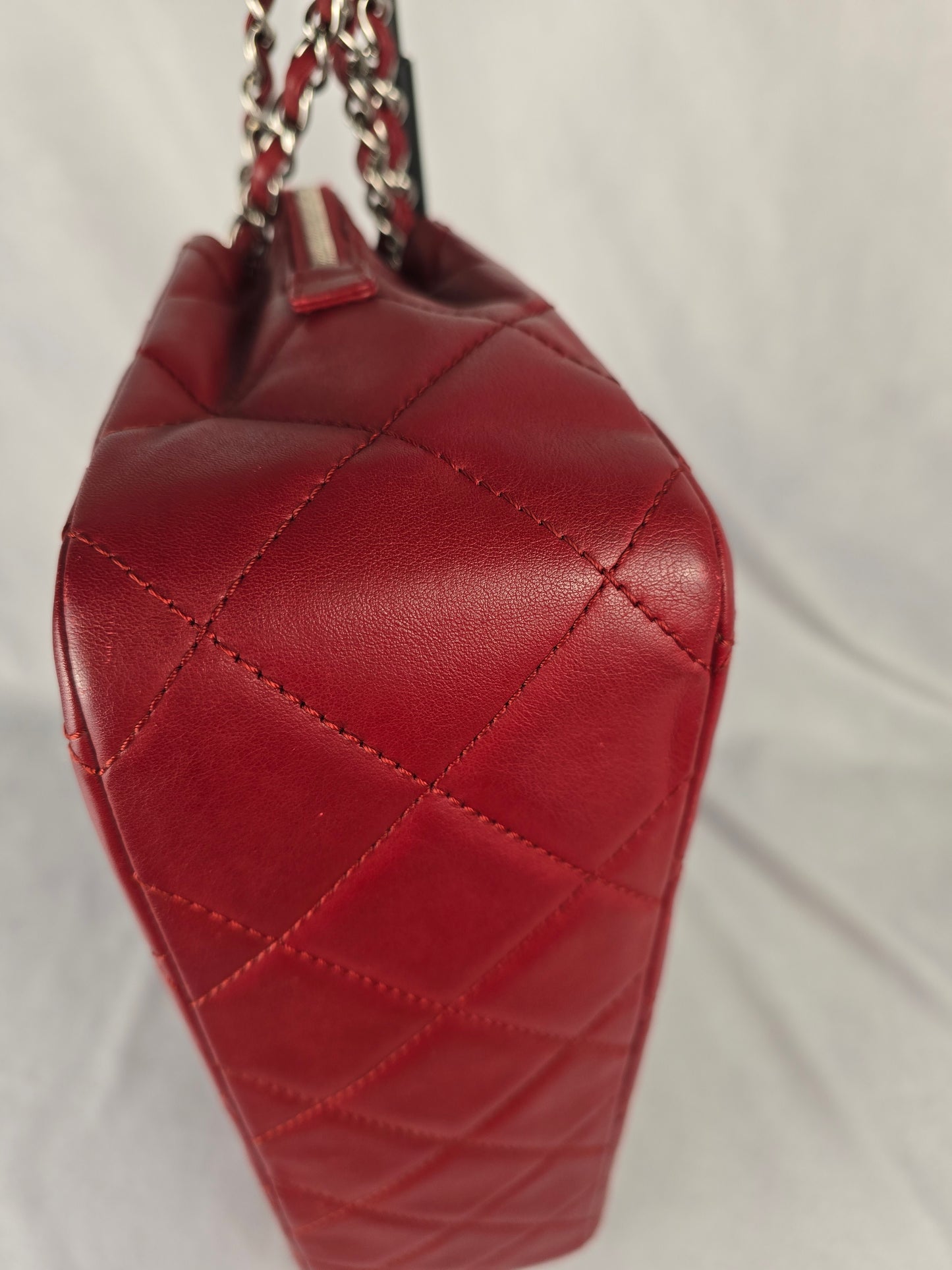 Chanel Dark Red Business Camera Bag