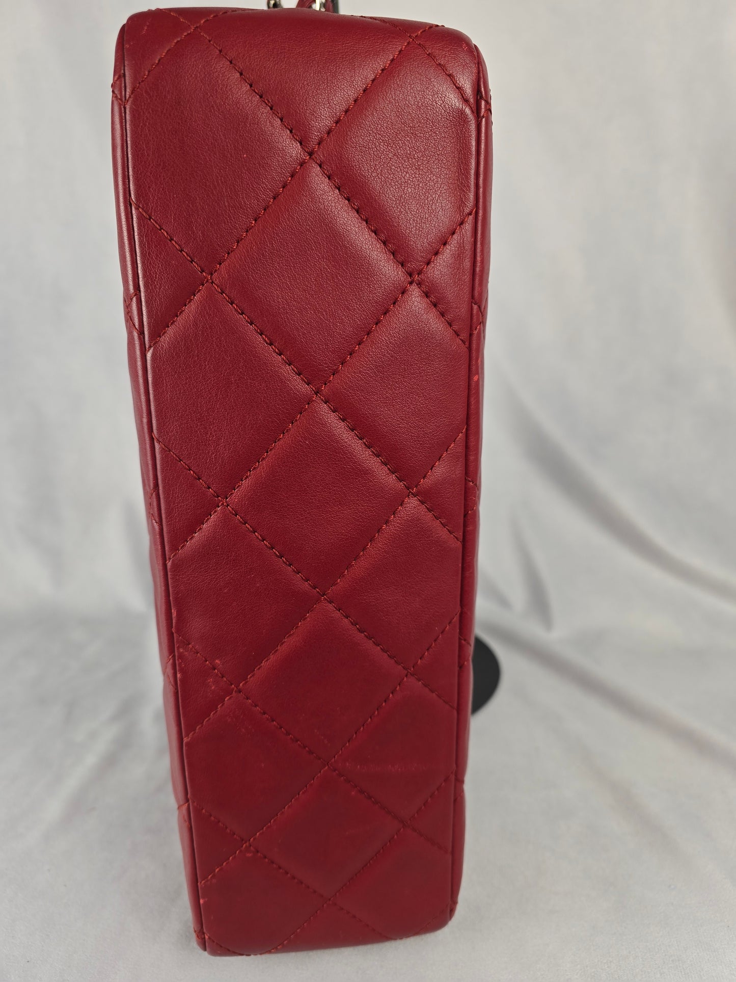 Chanel Dark Red Business Camera Bag