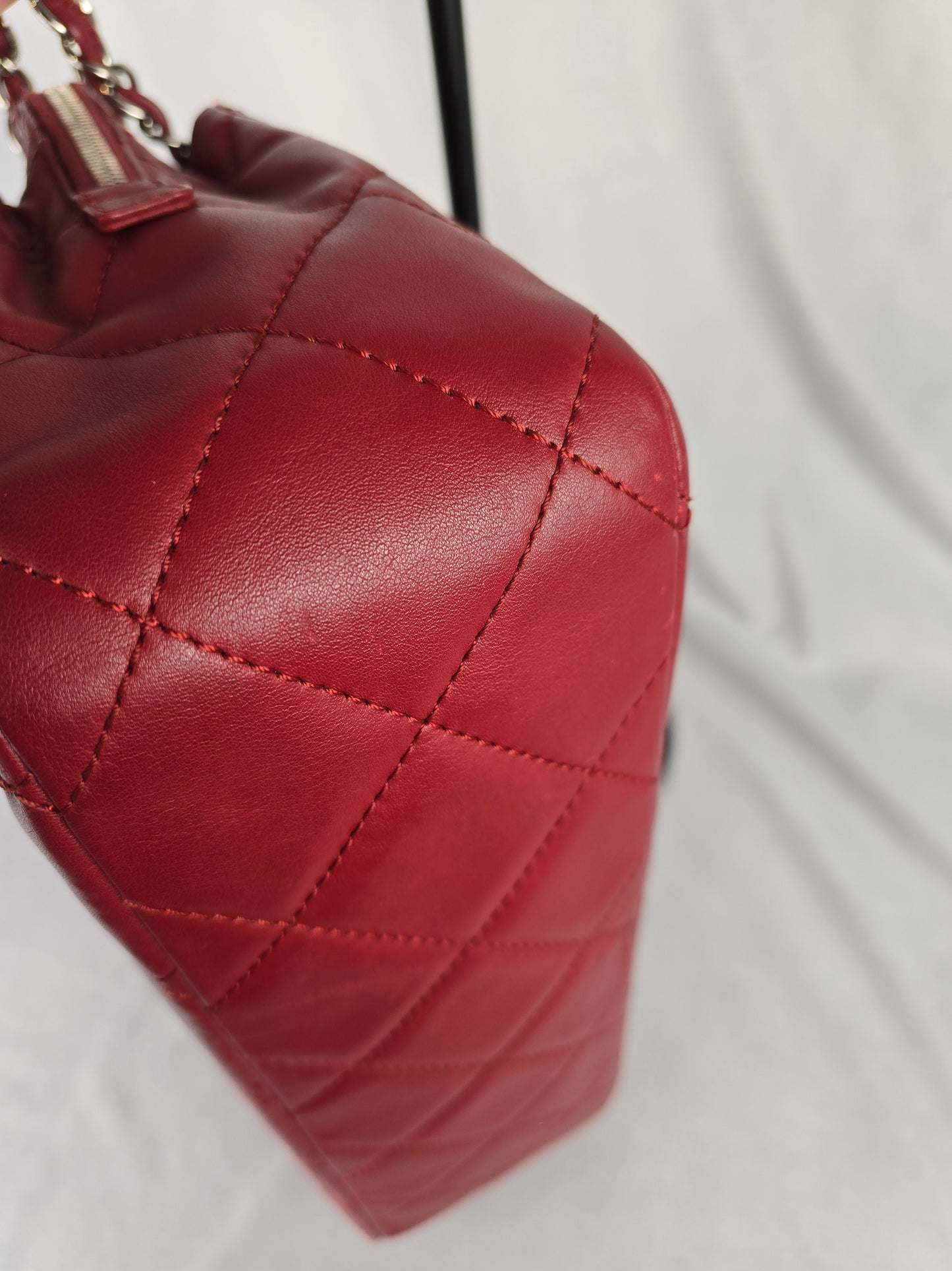 Chanel Dark Red Business Camera Bag