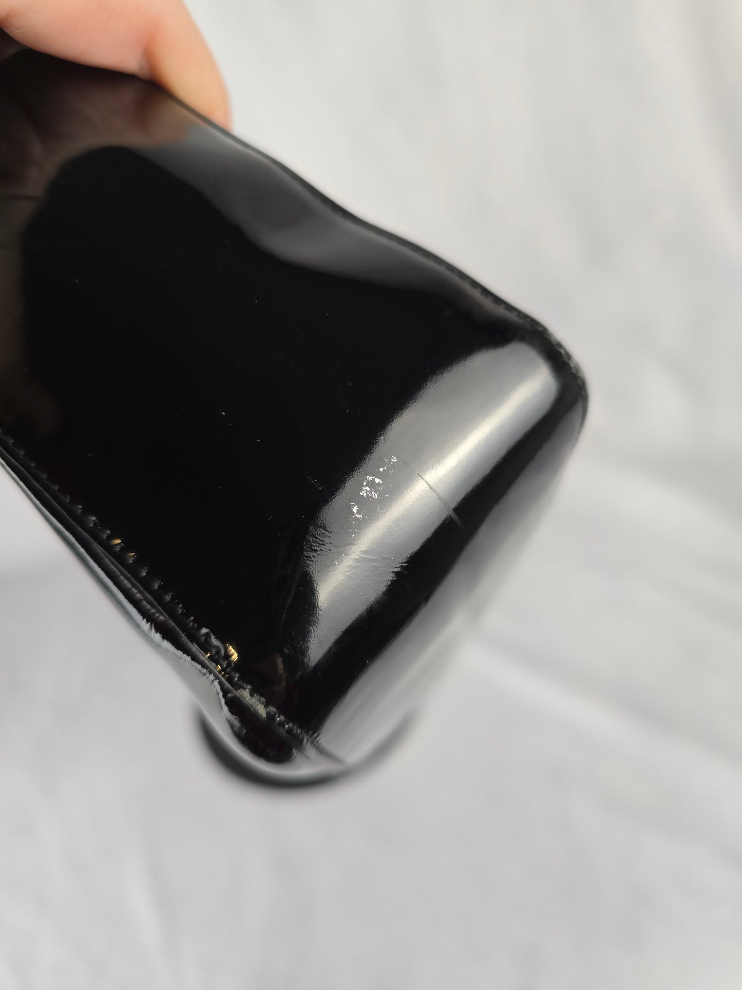 Chanel Black Patent LAX Tote